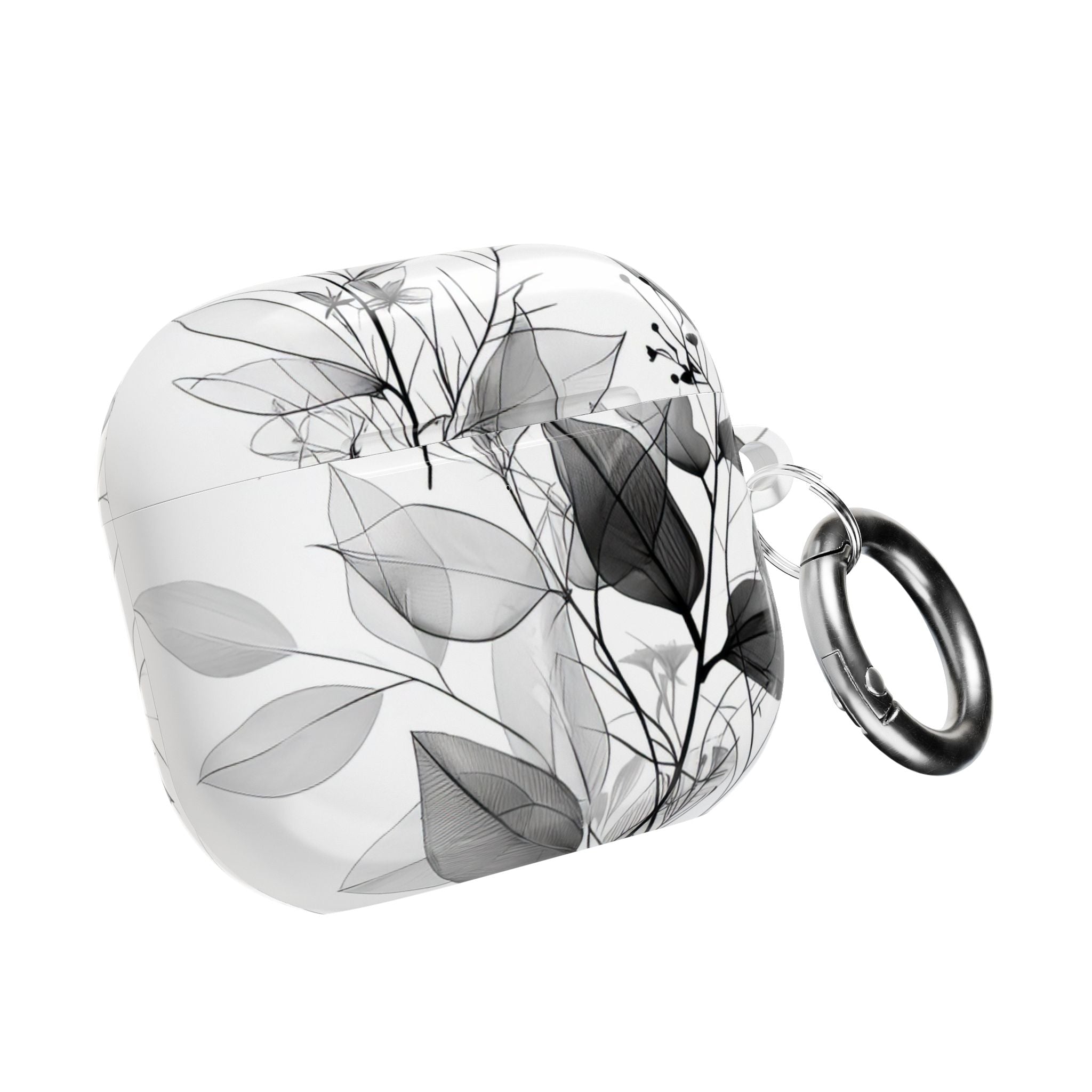 Silver Leaves - AirPods Case