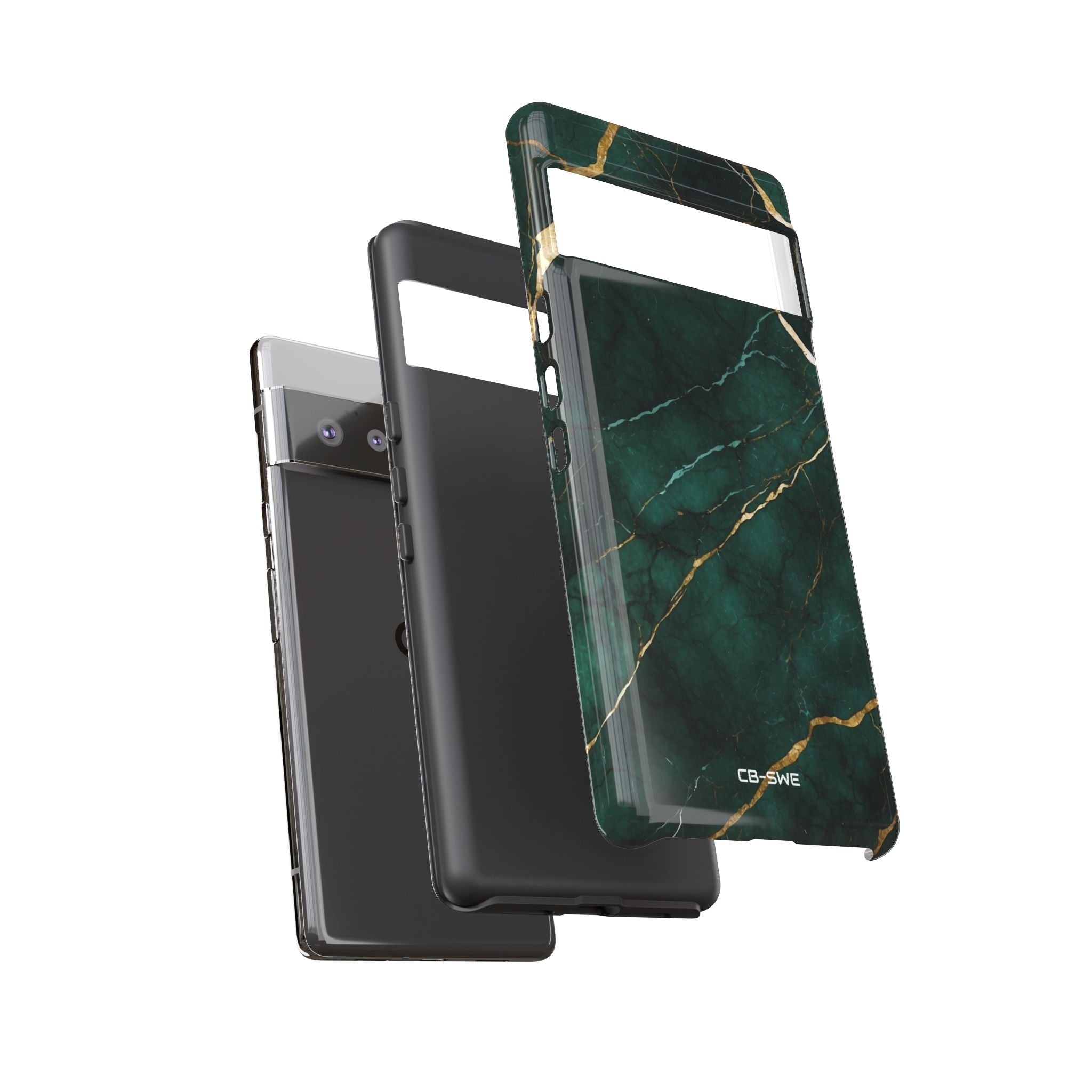Emerald Veins Flow - Google Pixel Case