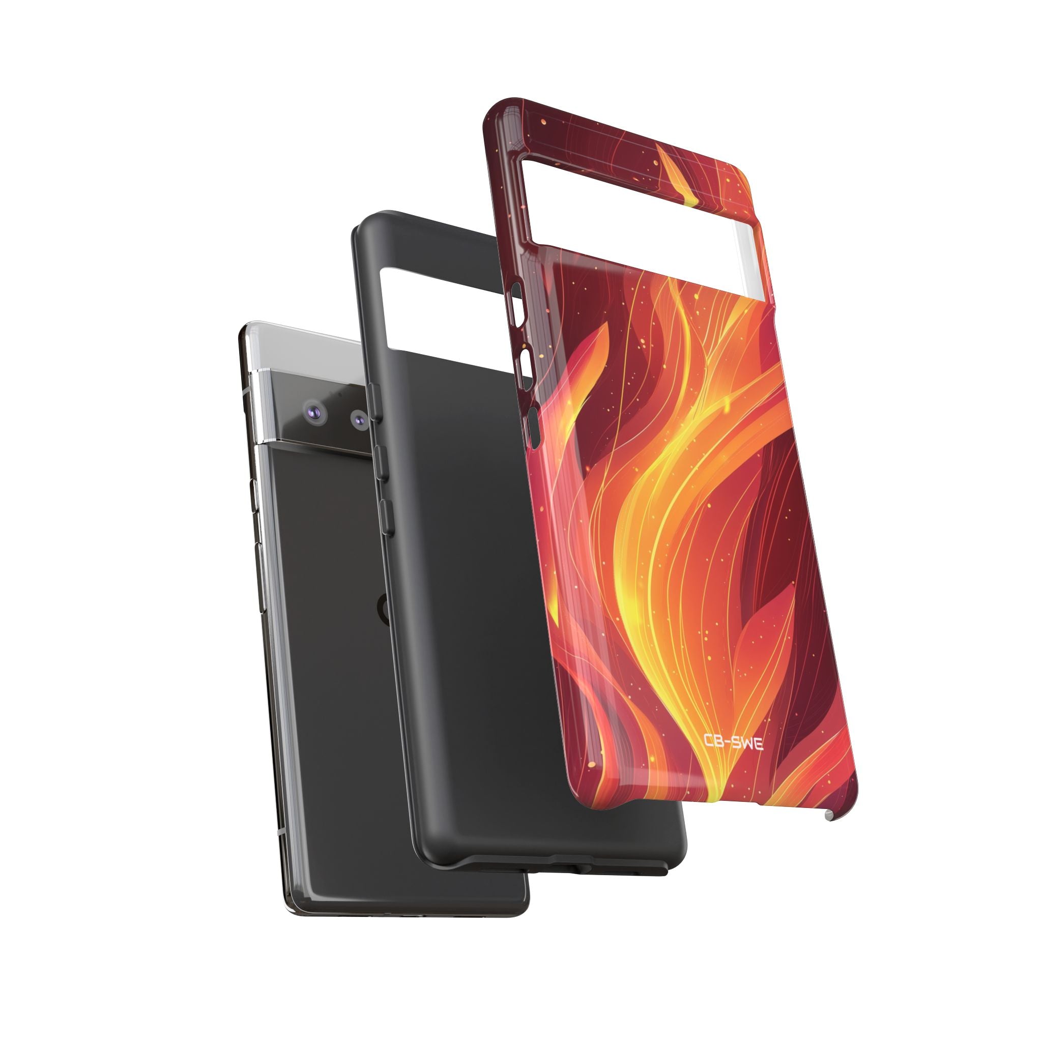 Flames Dance Upward - Google Pixel Case