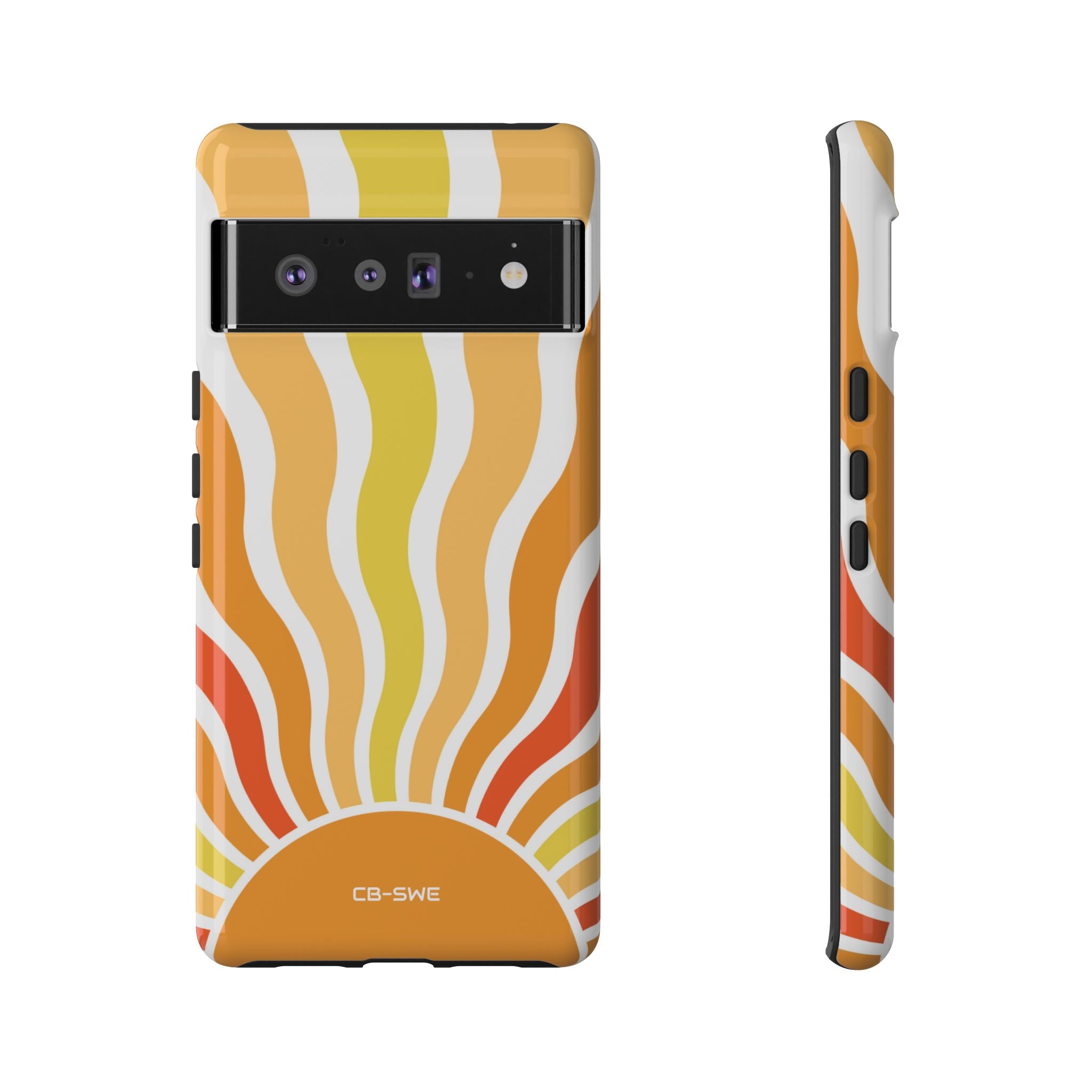 Retro Sunshine Waves - Google Pixel Case