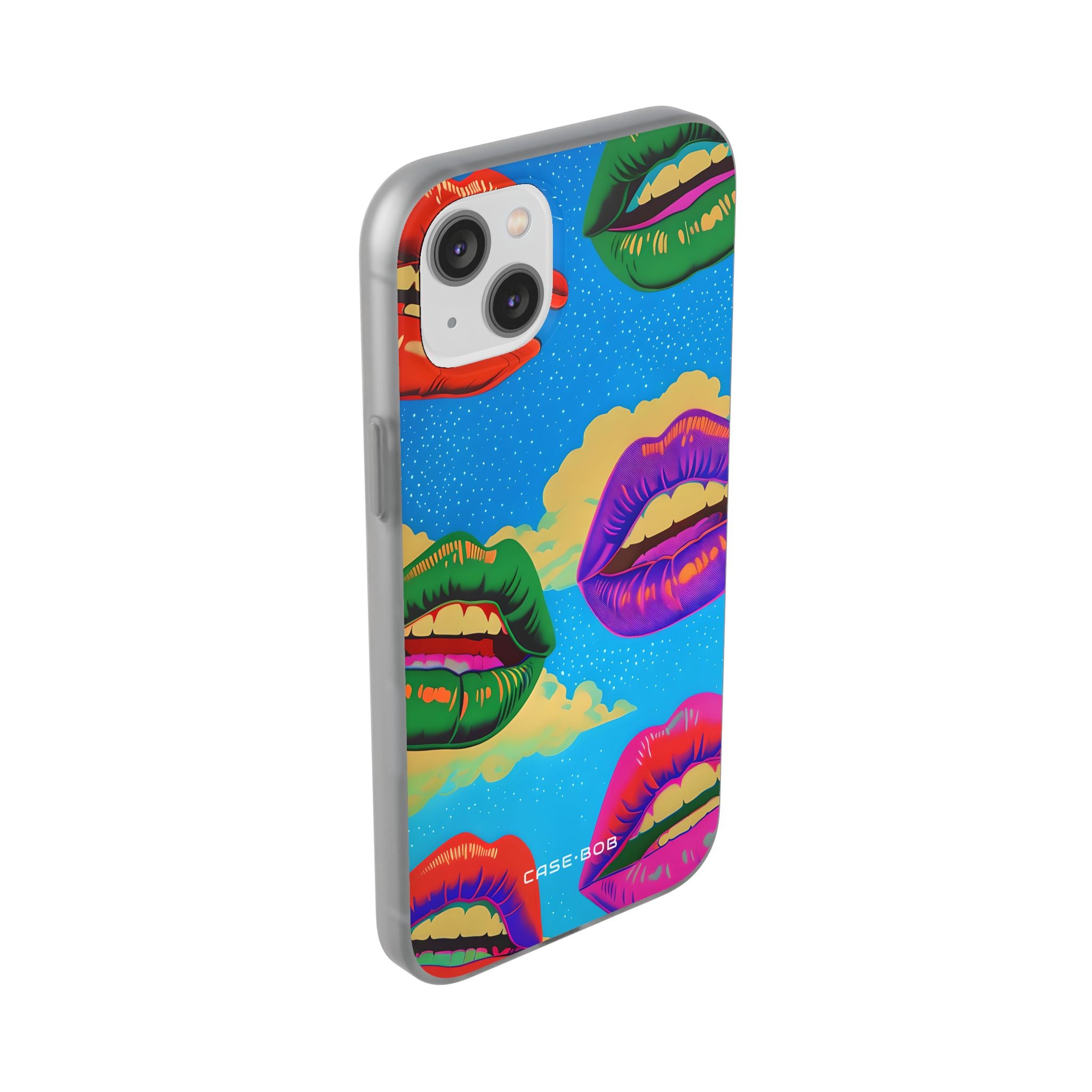 Colorful Lipscape iPhone 14 Plus Case - Soft