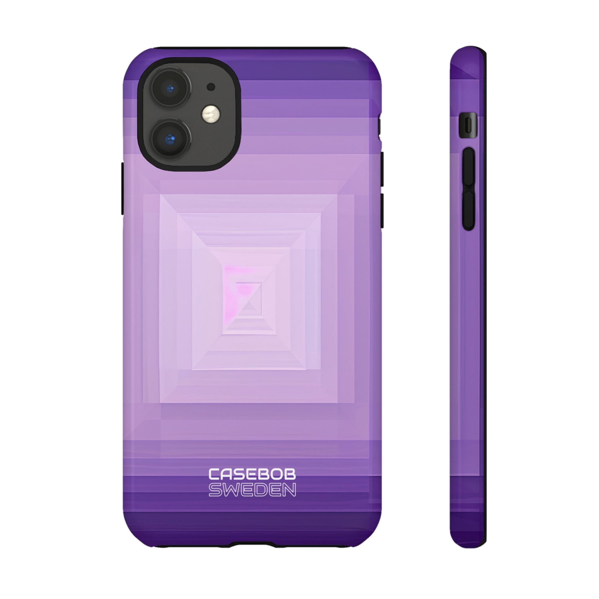 Purple Geometry Vortex iPhone 11 - Tough