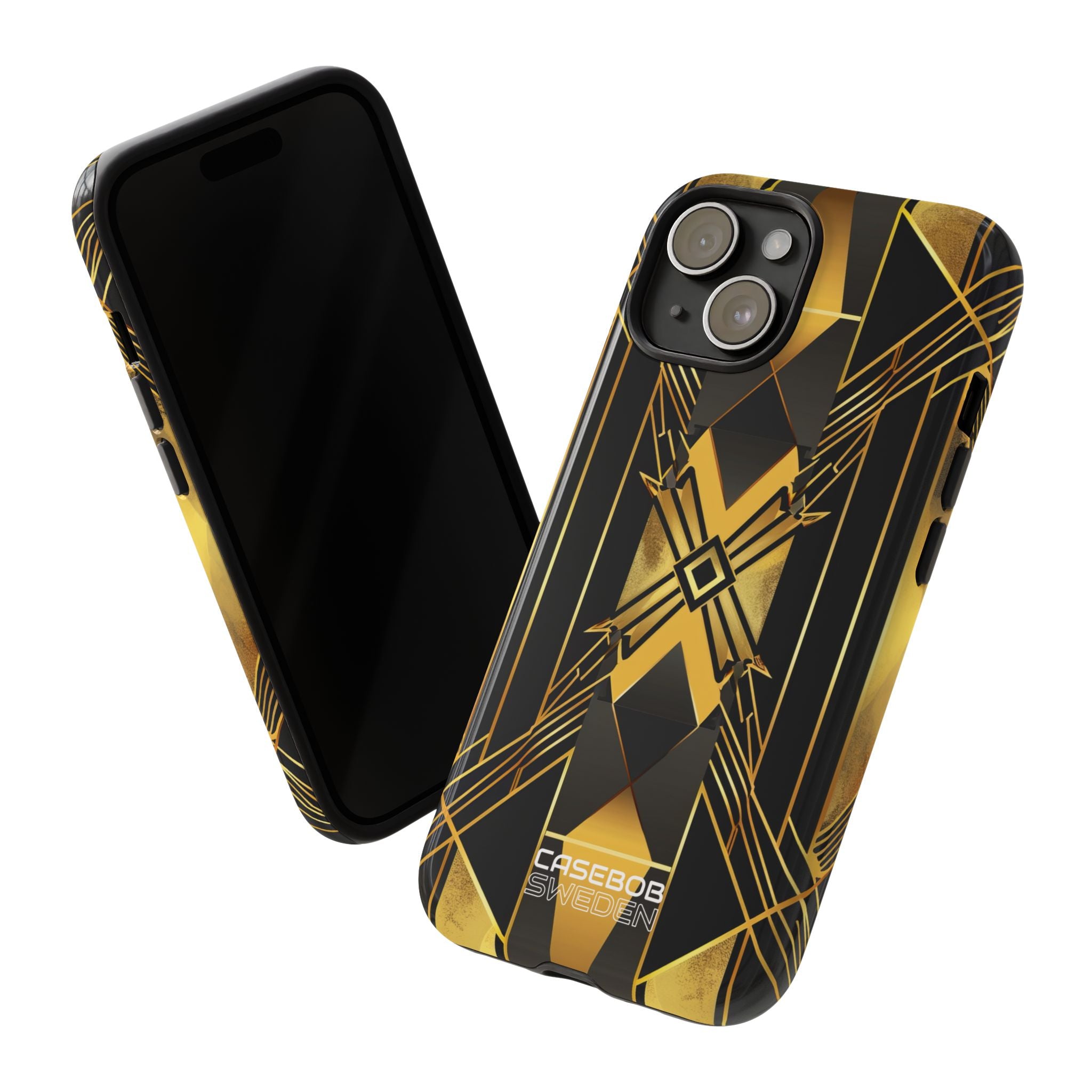 Golden Deco Symphony iPhone 15 - Tough