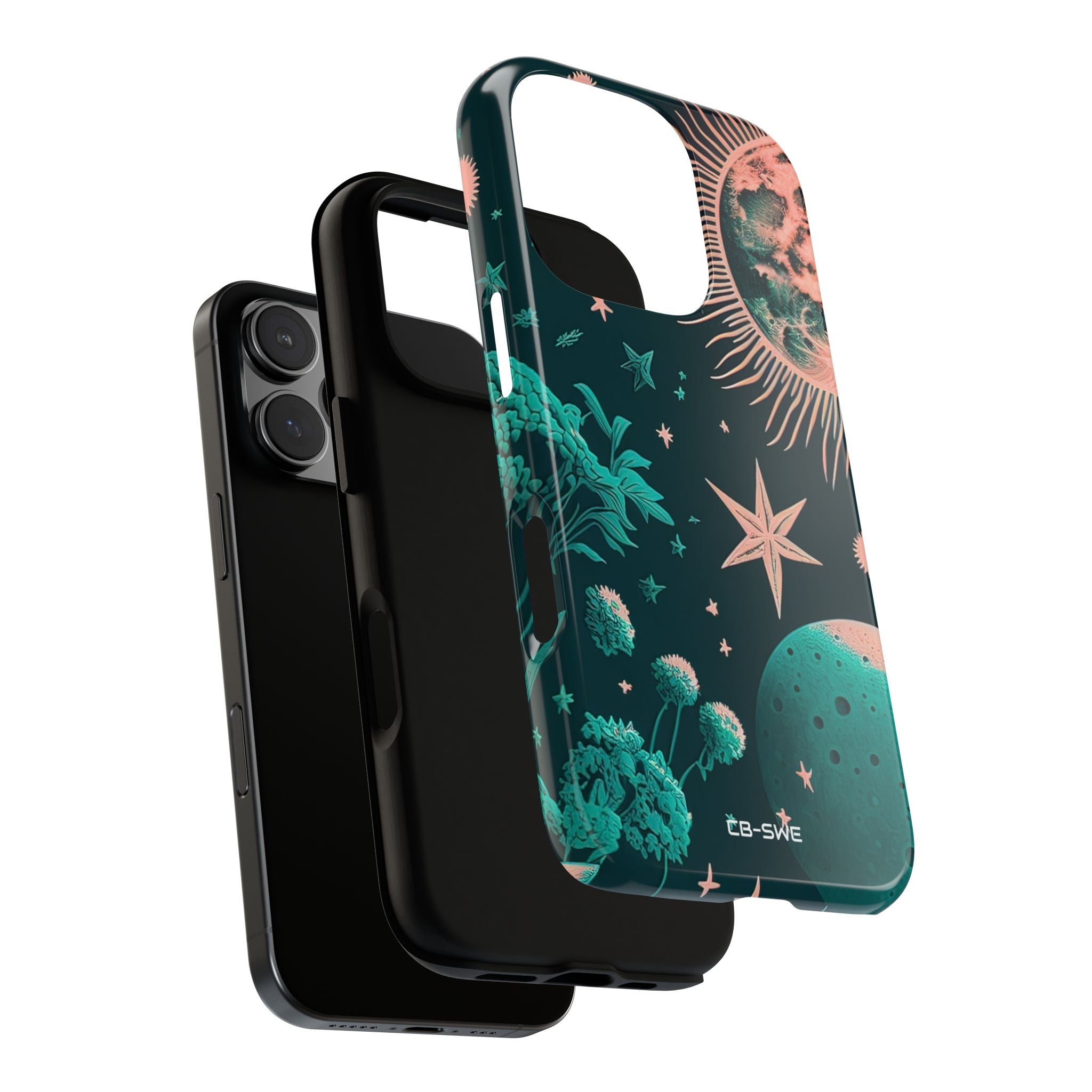 Celestial Botanical Night - iPhone Case
