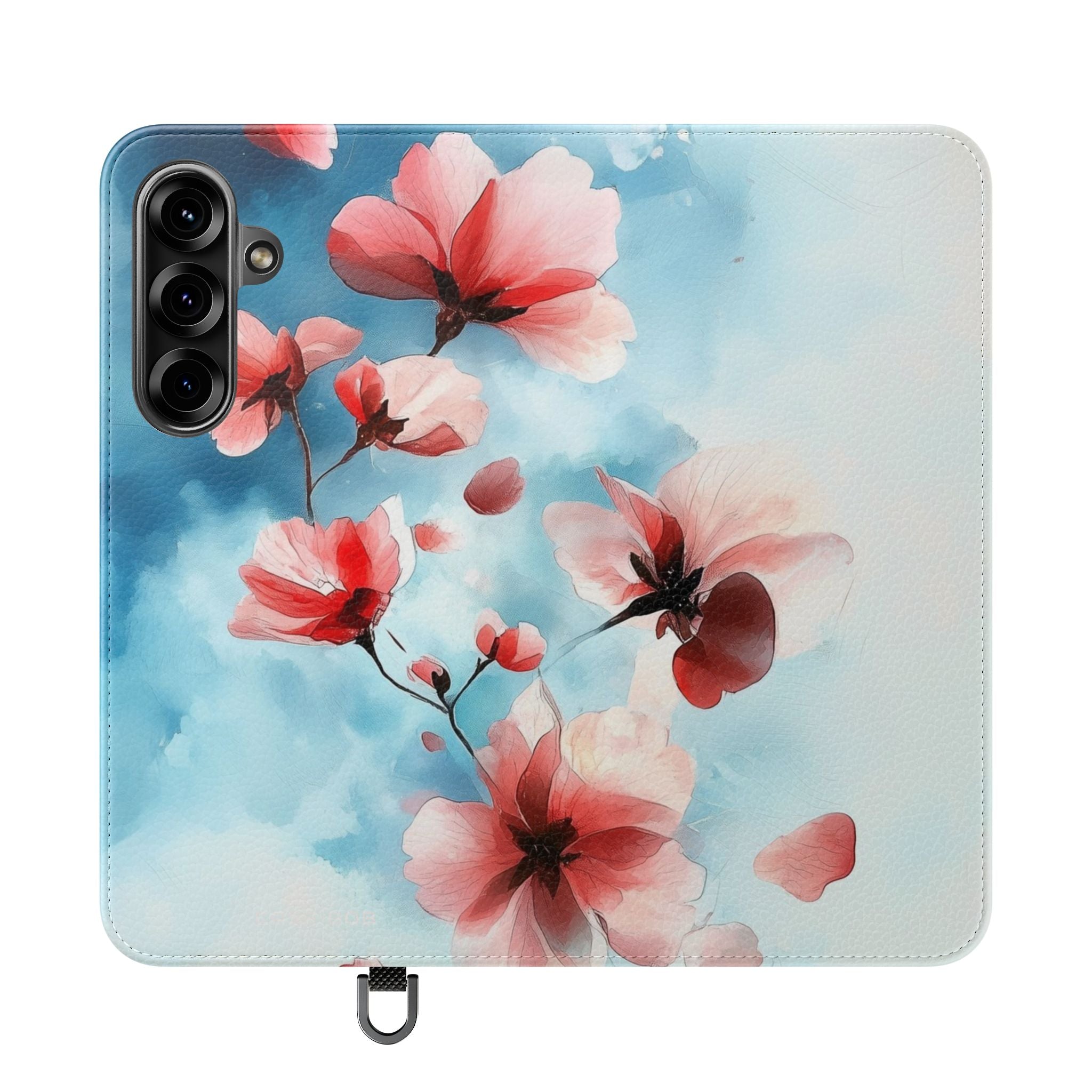 Pink Bloom Drift - Samsung S25+ Case - Lompakko