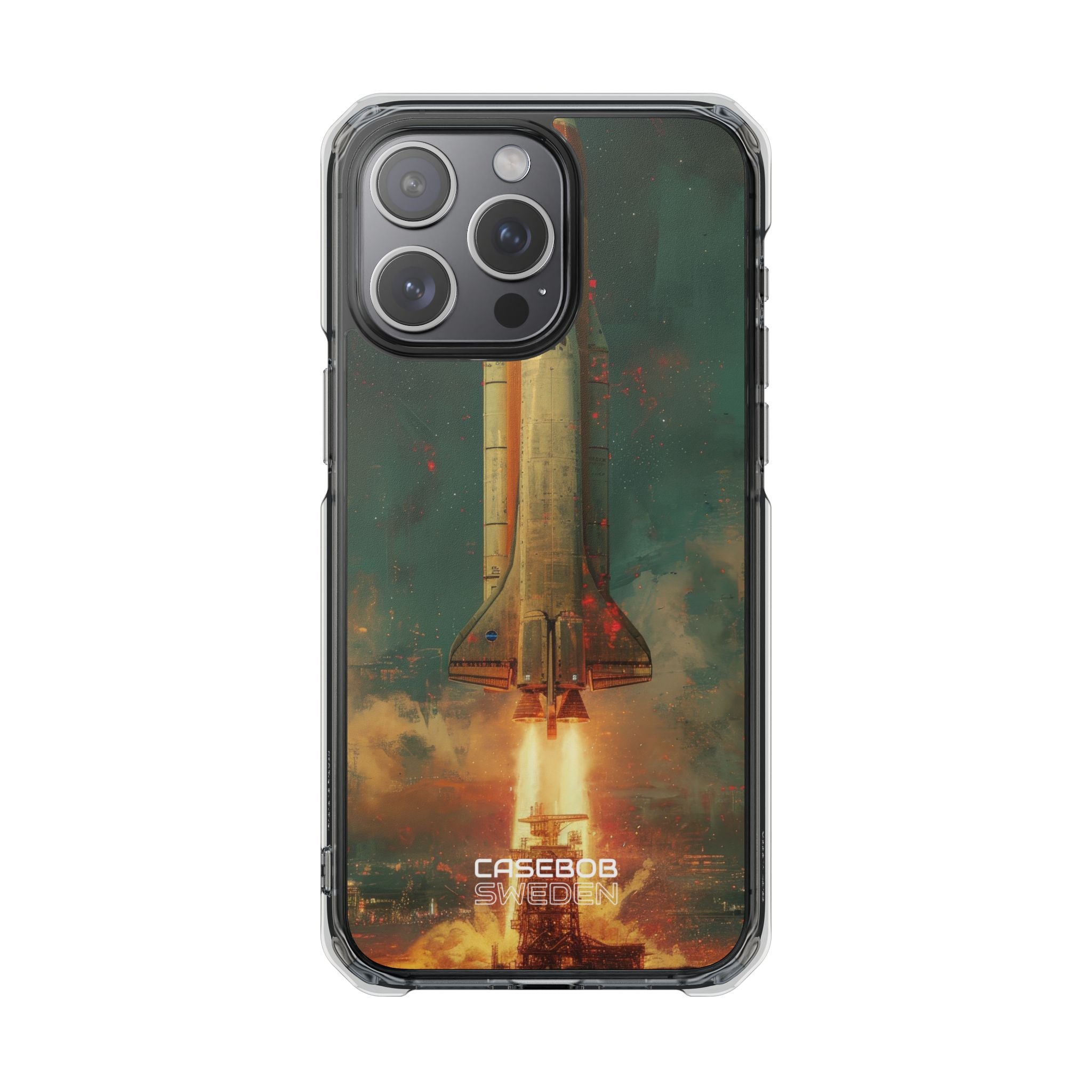 Cosmic Shuttle Ascent iPhone 15 - Impact Clear+