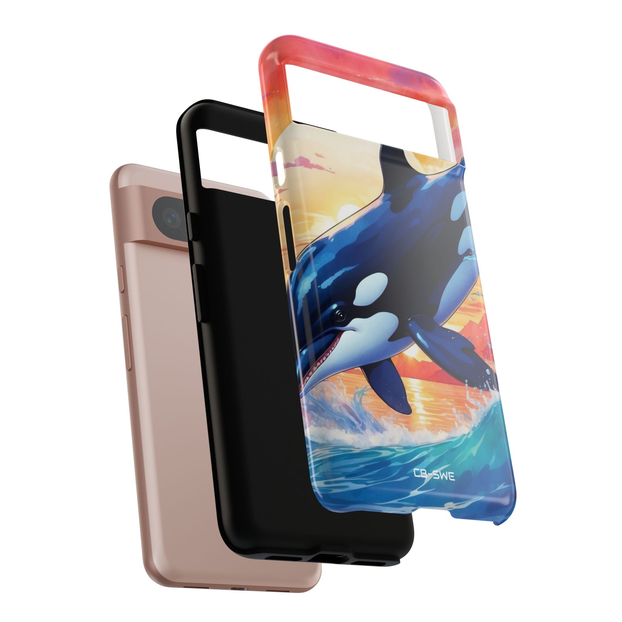 Orca Leaps Joyfully - Google Pixel Case