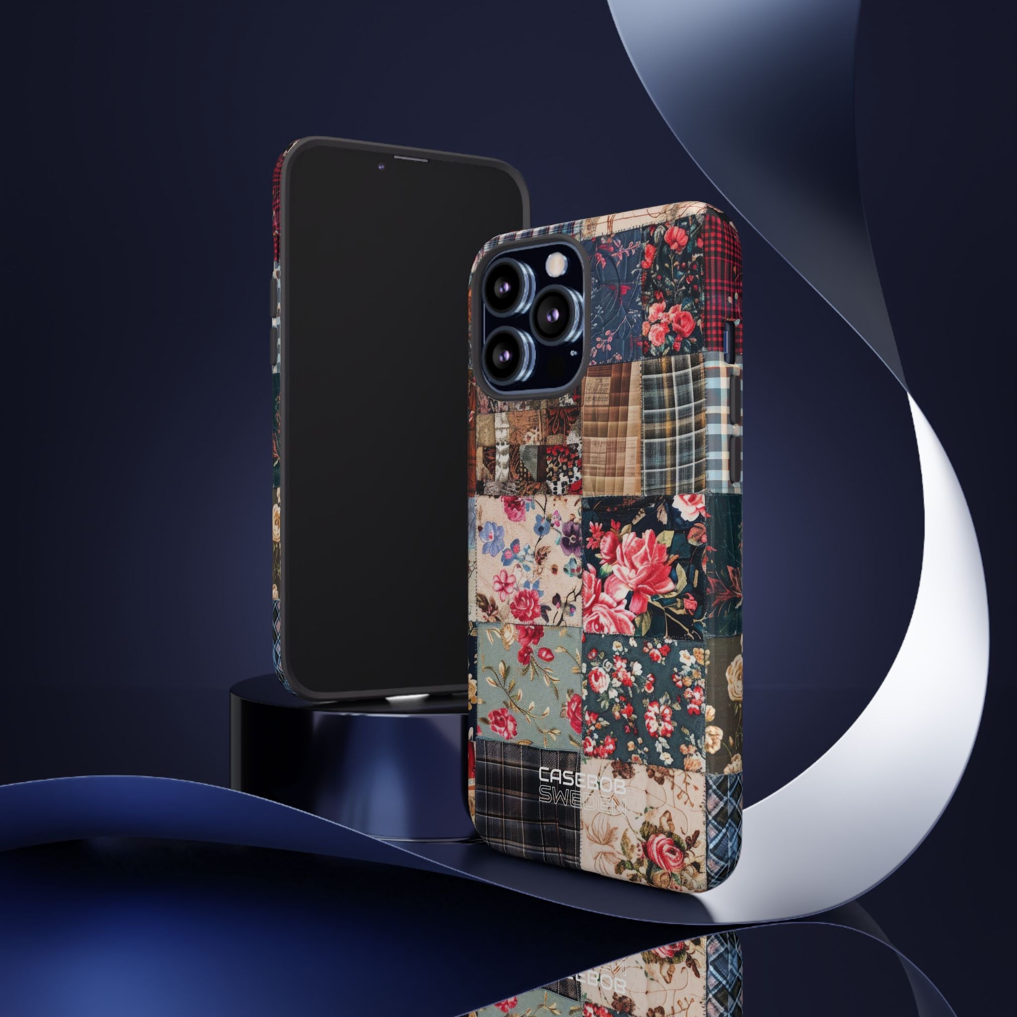 Patchwork Floral Quilt iPhone 13 - Tough