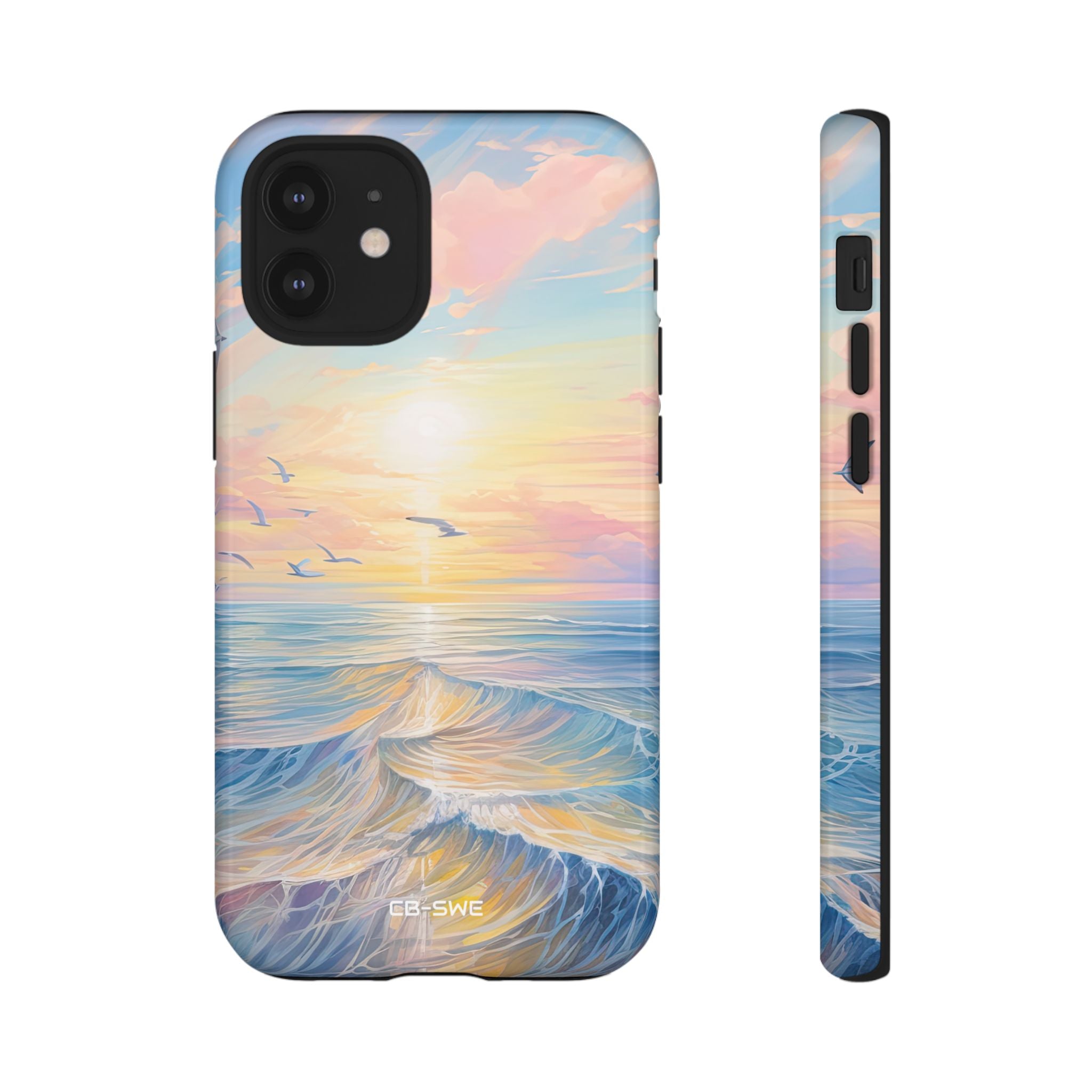 Gentle Waves Embrace - iPhone Case