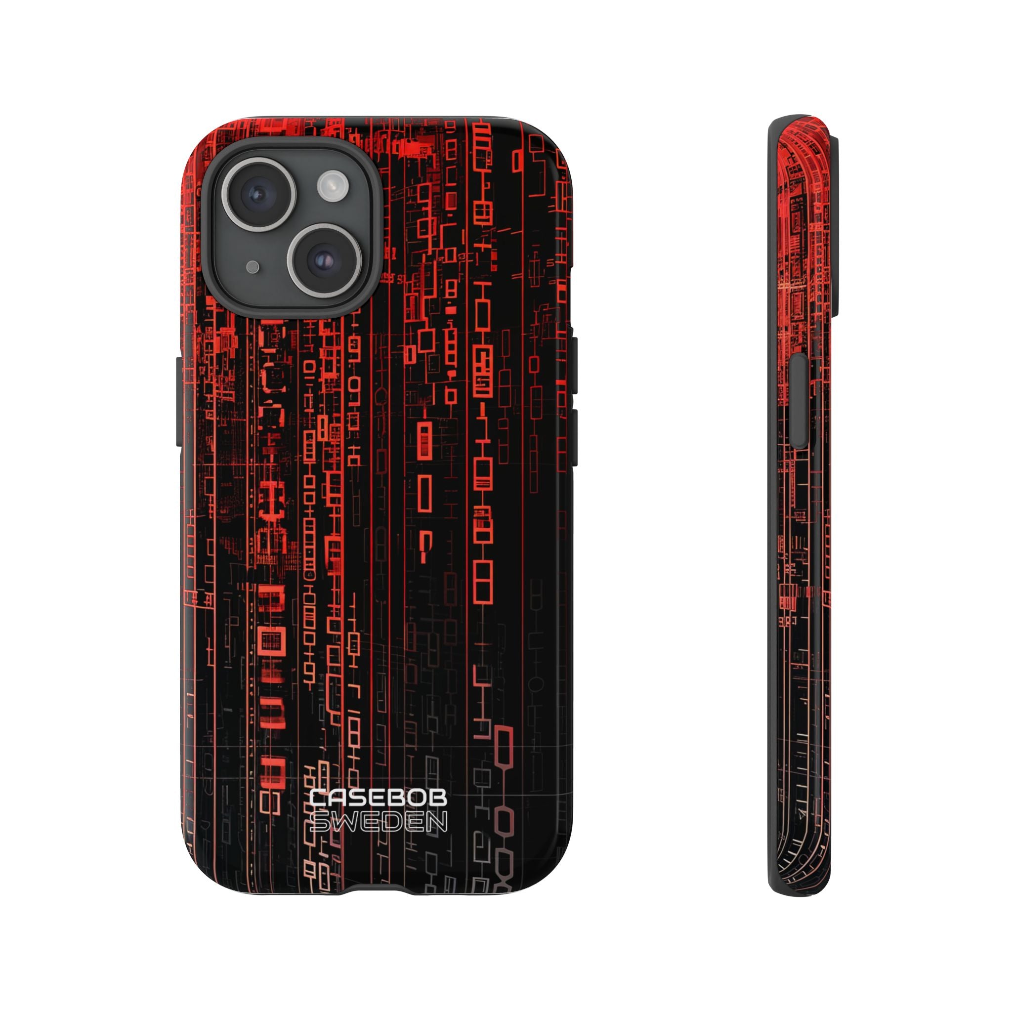 Neon Circuit Dreams iPhone 15 - Resistente