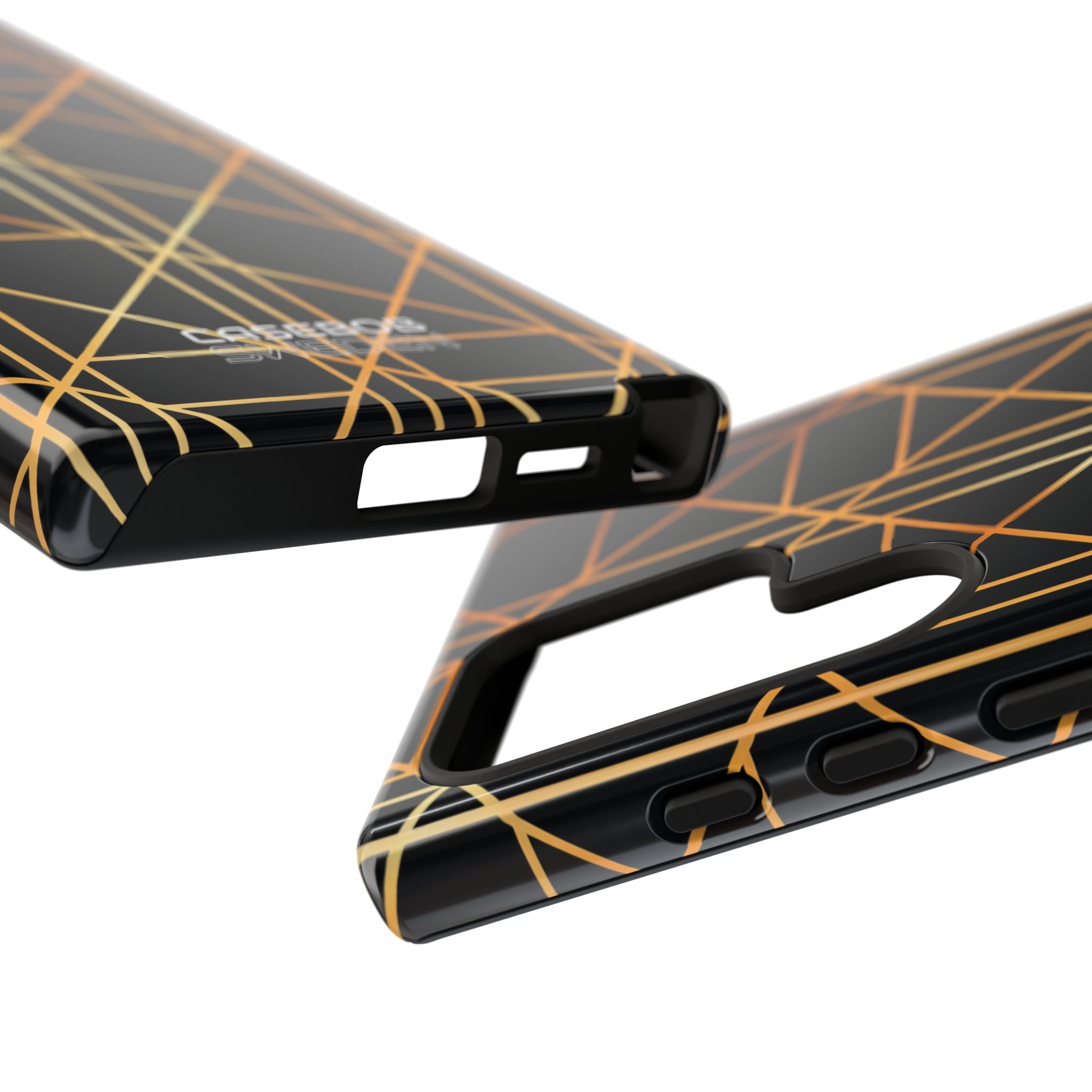 Golden Geometric Elegance Samsung S24 - Tough