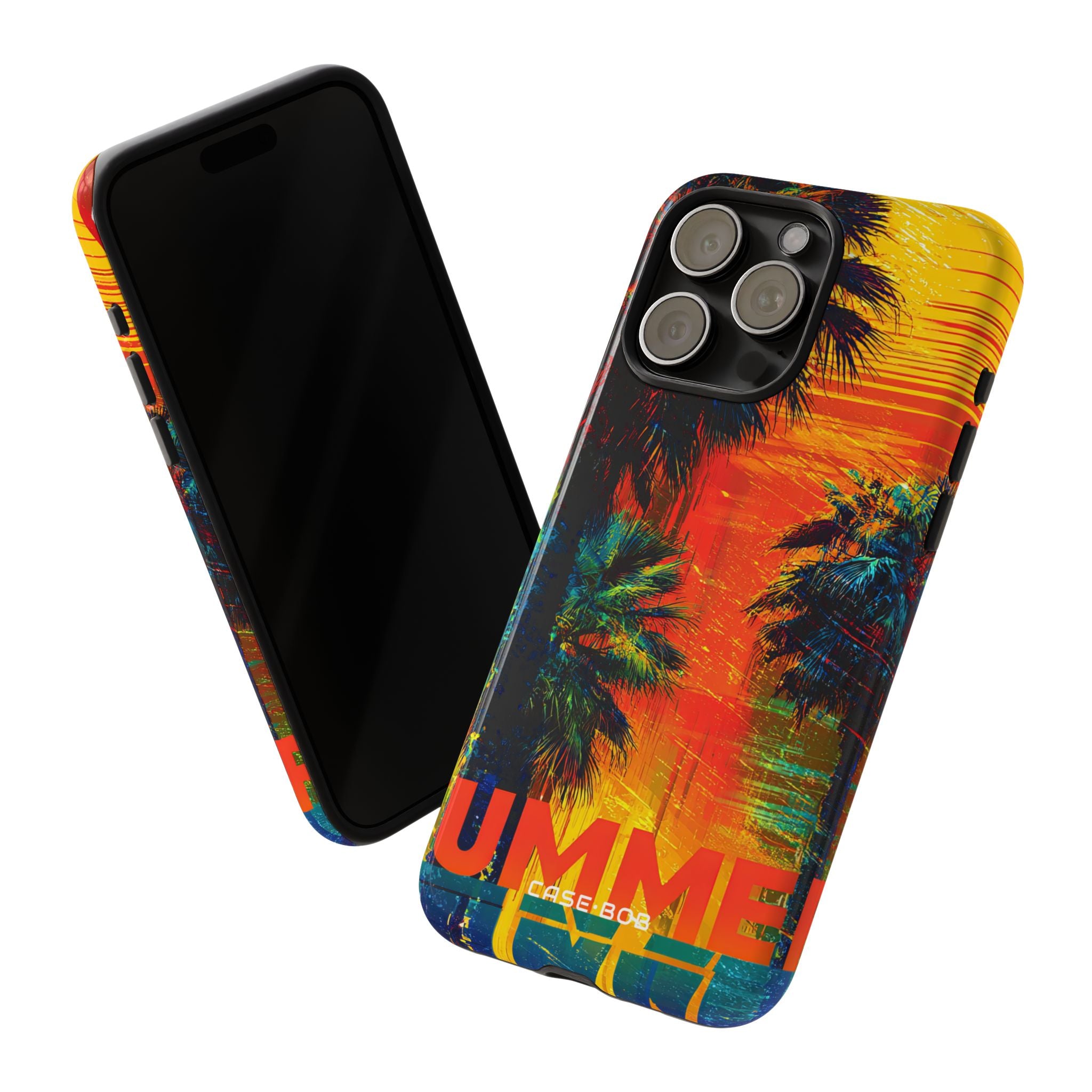Tropical Sunburst iPhone 15 Pro Max Case - Tough
