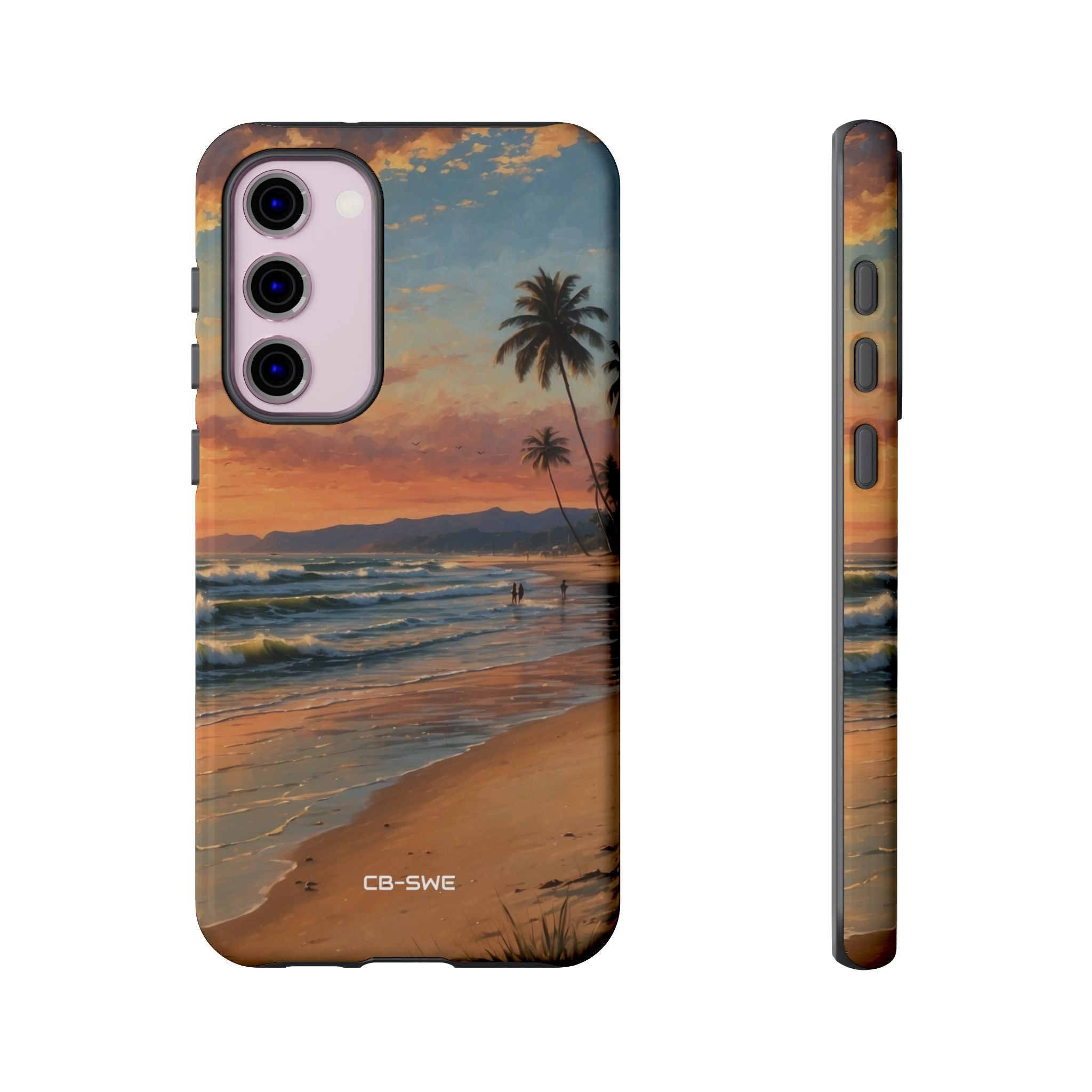 Golden Waves Embrace - Samsung Case