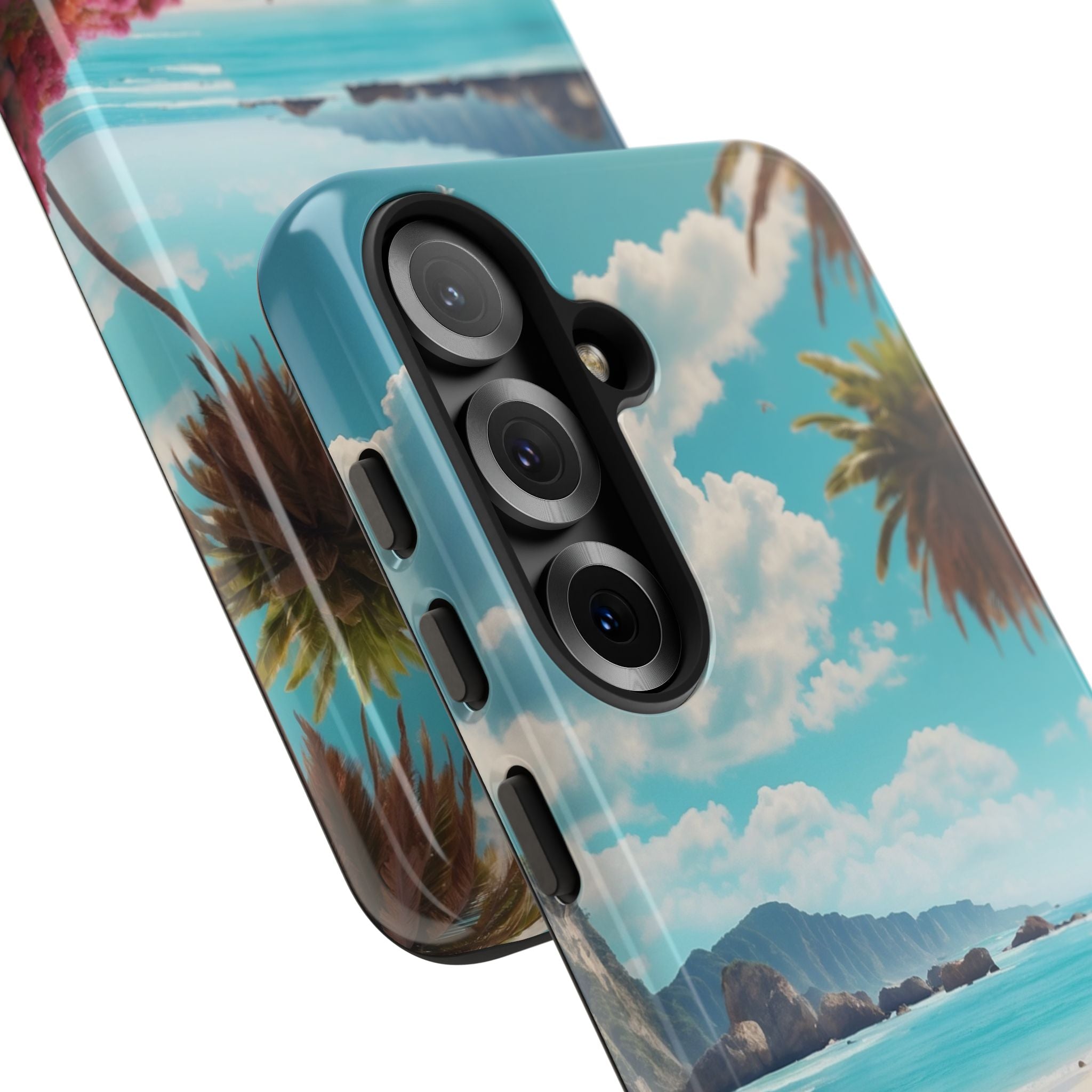 Tropical Flowers Frame - Samsung Case