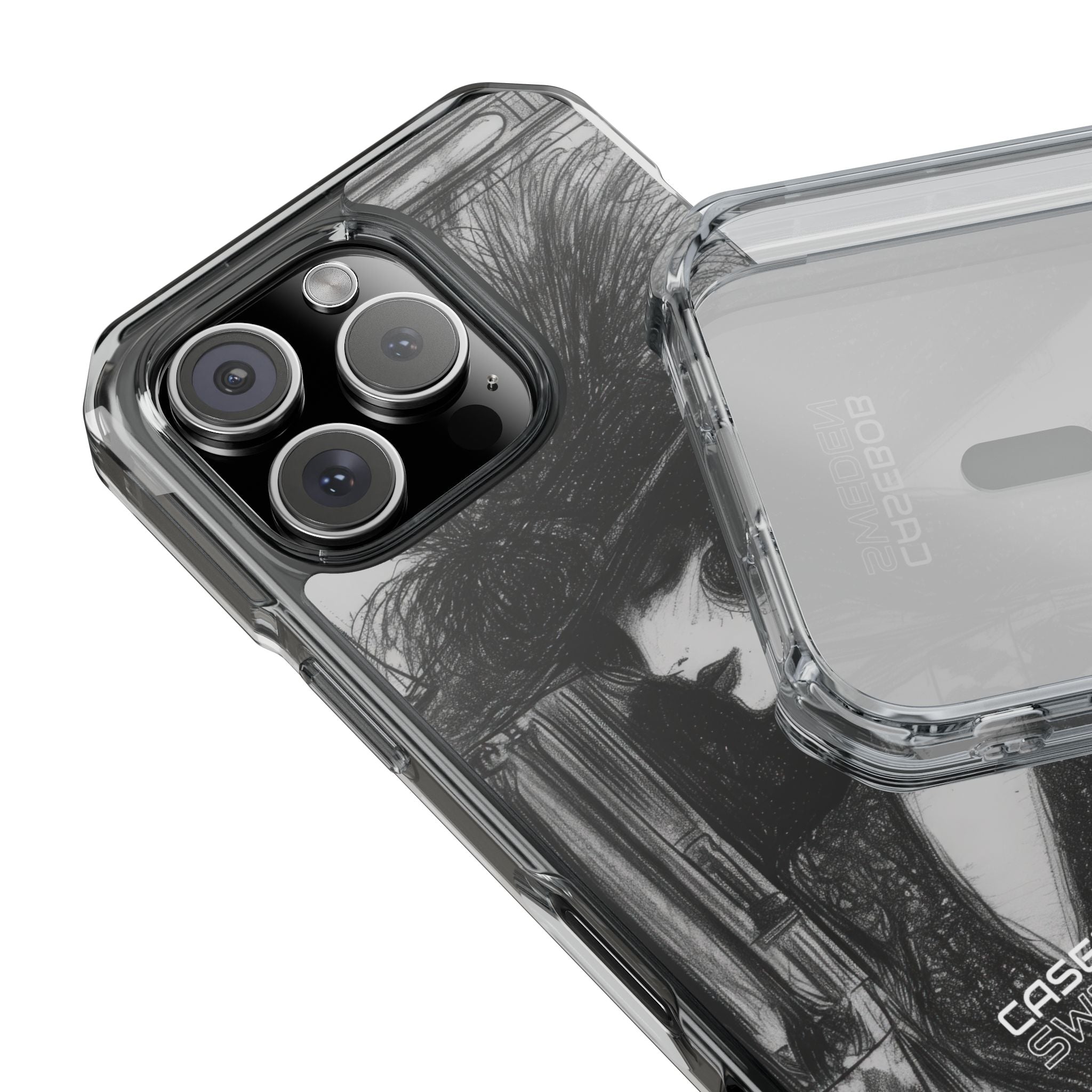 Vintage Feather Elegance iPhone 16 - Impact Clear+
