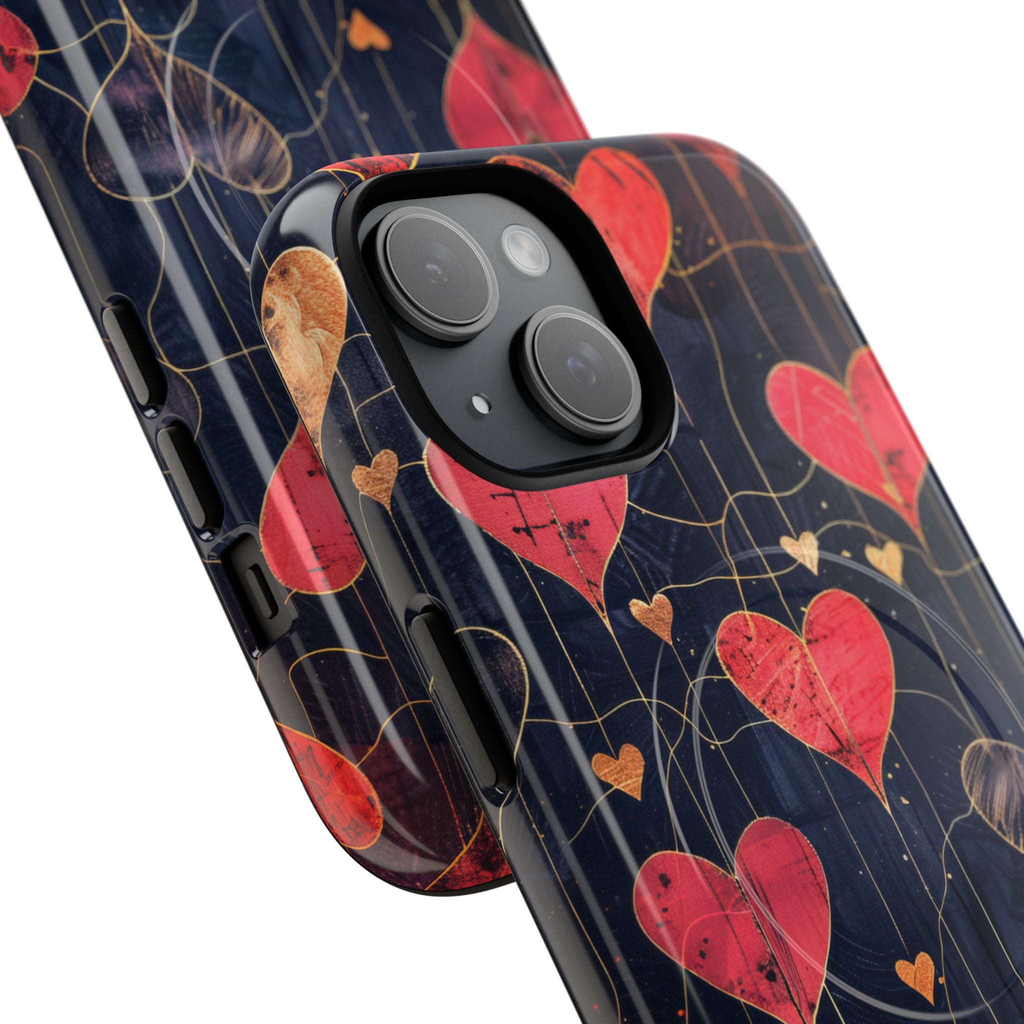 Golden Hearts Network iPhone 15 Case - Tough+