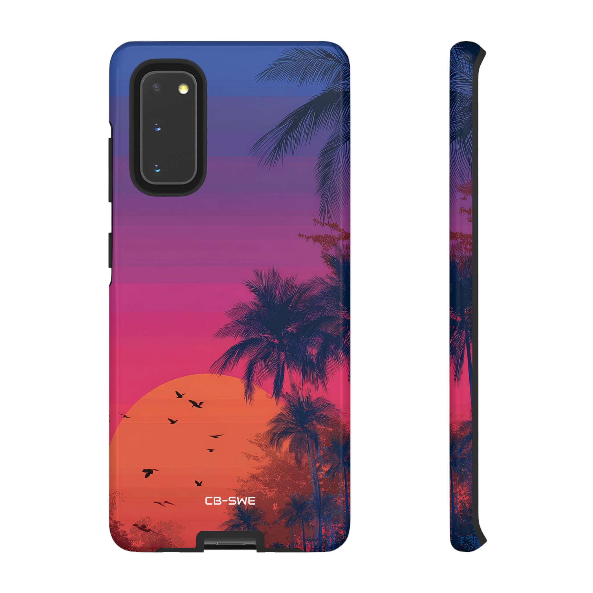 Tropical Sunset Silhouettes - Samsung Case