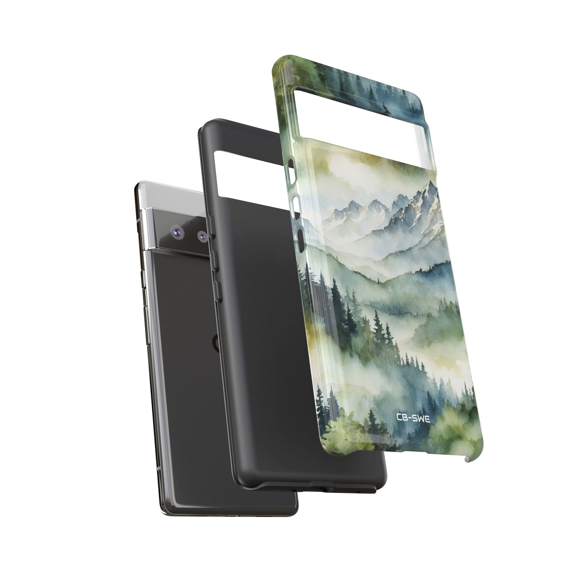 Misty Peaks Emerge - Google Pixel Case