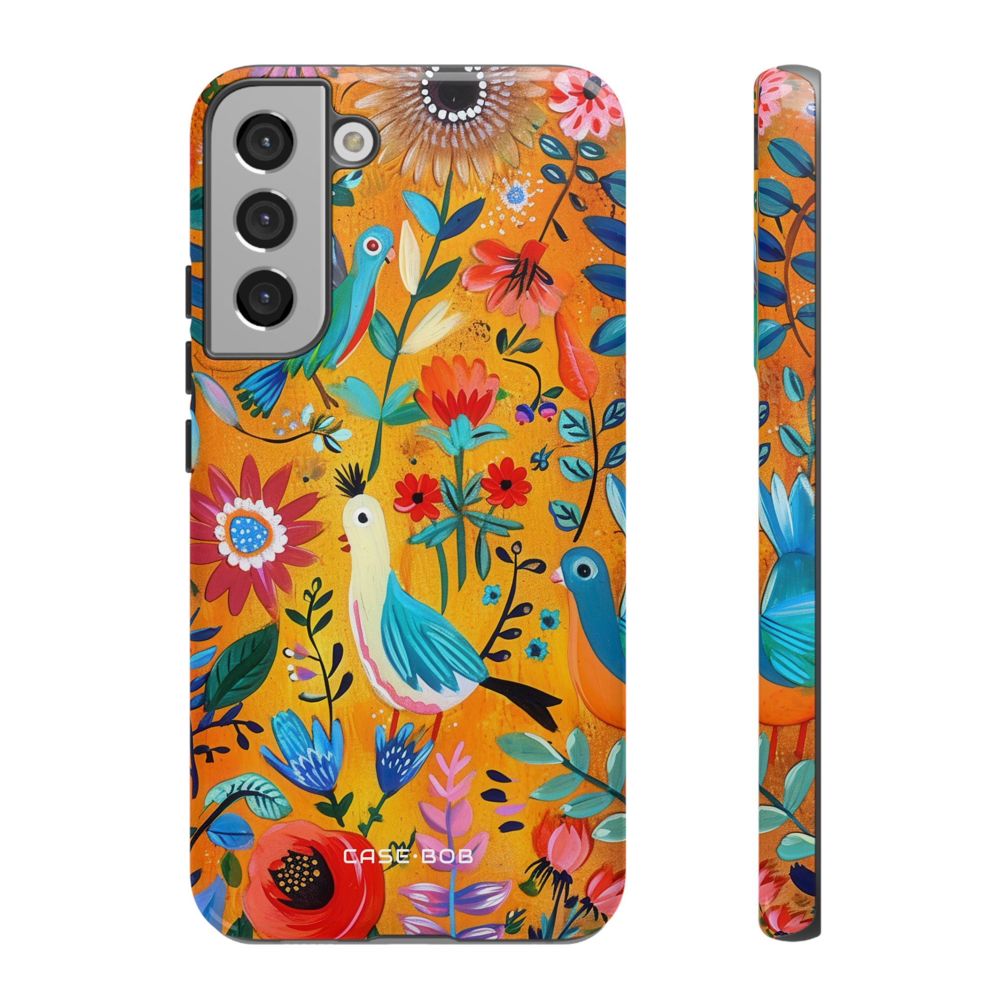 Colorful Birds Bloom Samsung S22 Plus Case - Tough