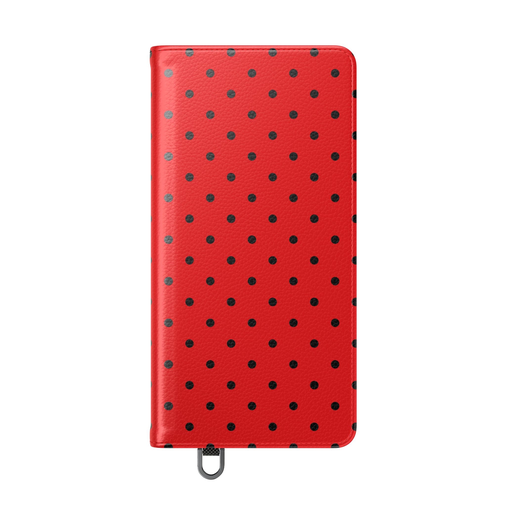 Black Dot Grid - Samsung S25 Ultra Case - Wallet
