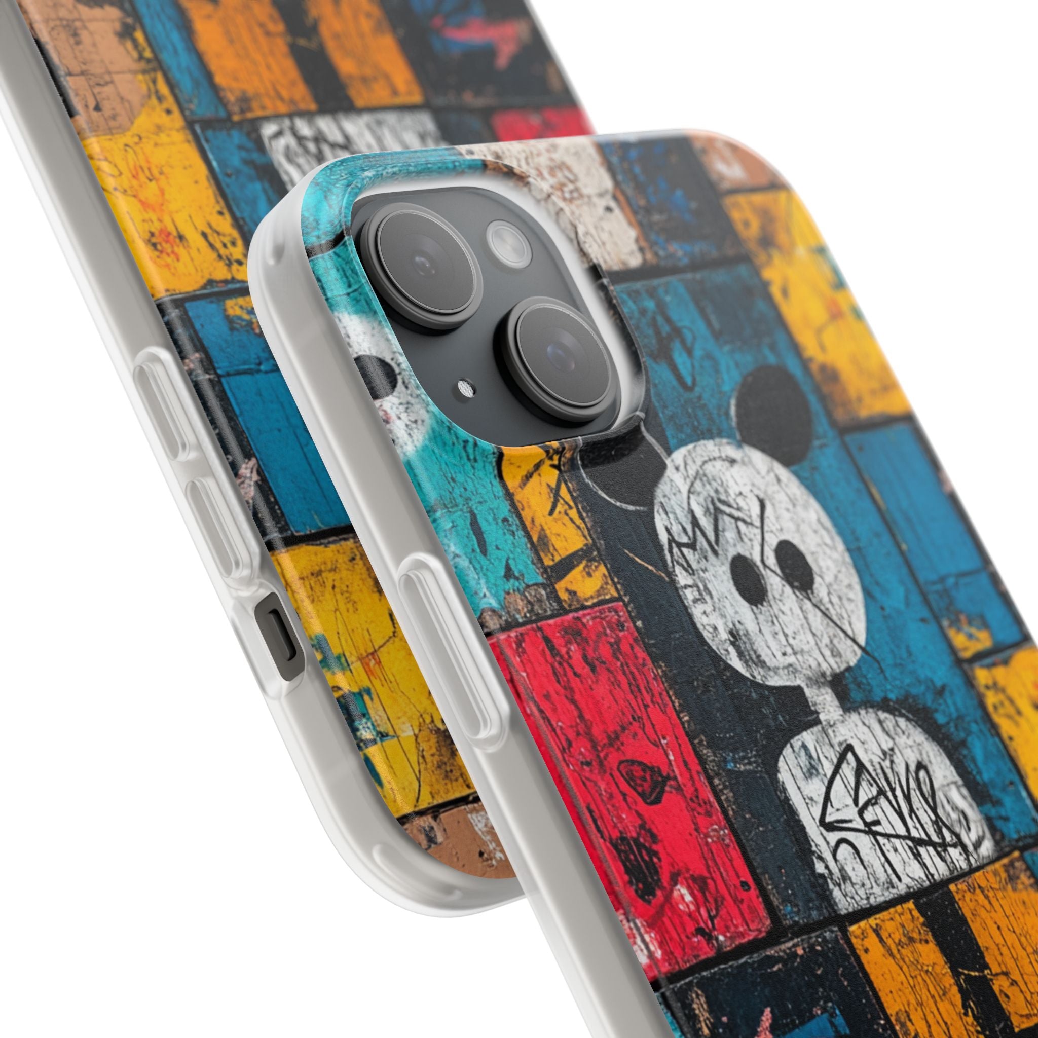 Mickey Mosaic iPhone 15 Plus Case - Soft