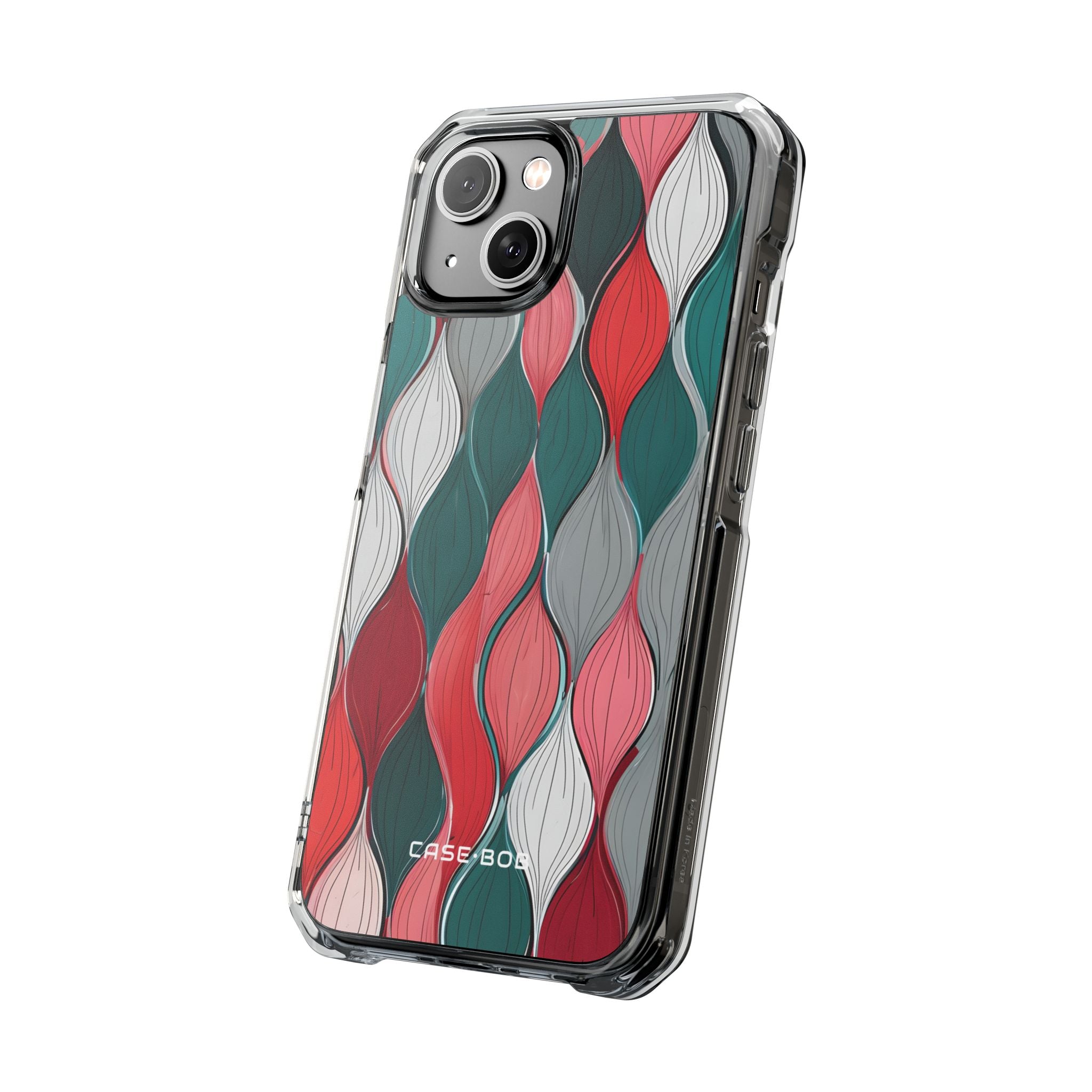Leaf Cascade Teal iPhone 14 Case - Impact