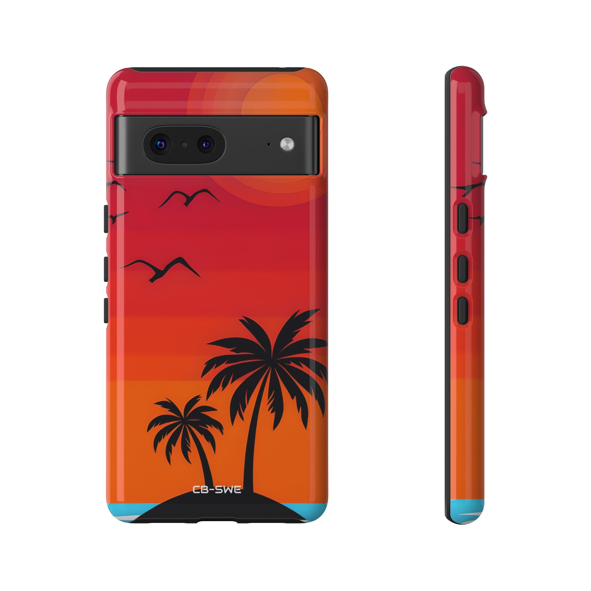 Summer Sunset Silhouettes - Google Pixel Case