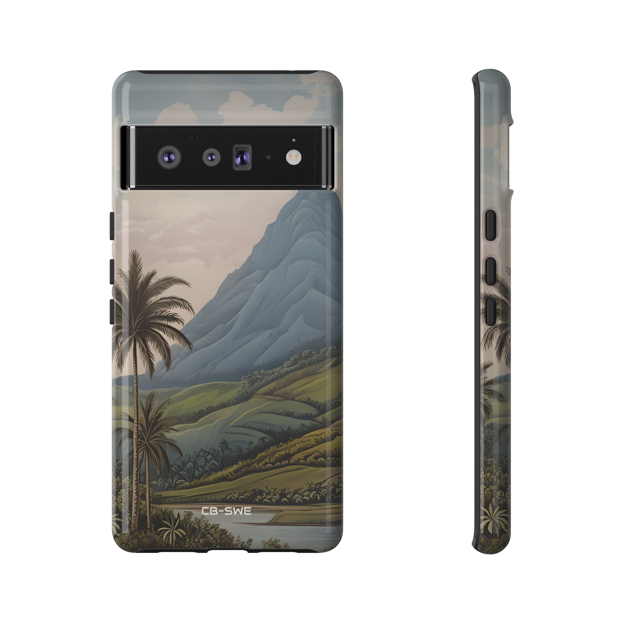 Serene Mountain Oasis - Google Pixel Case
