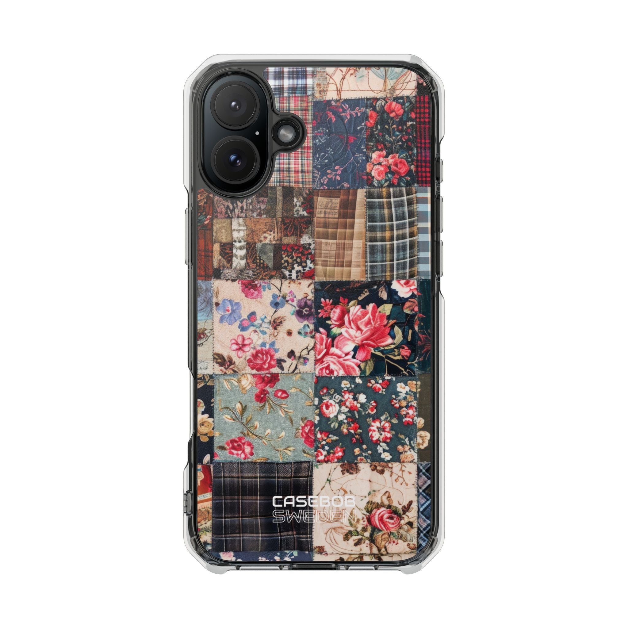 Patchwork Floral Quilt iPhone 16 - Impact Clear+