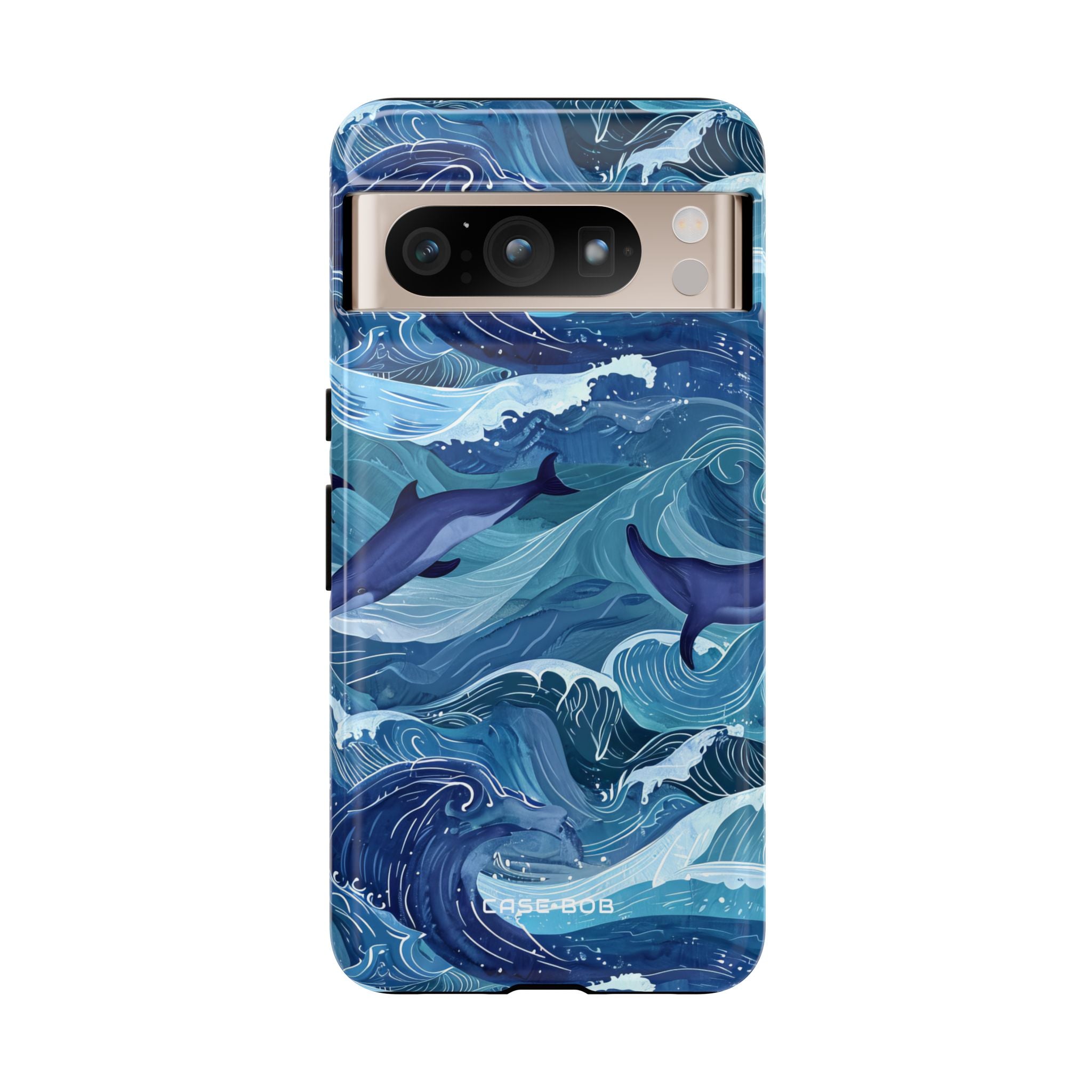 Dolphin Waves Google Pixel 8 Pro Case - Tough