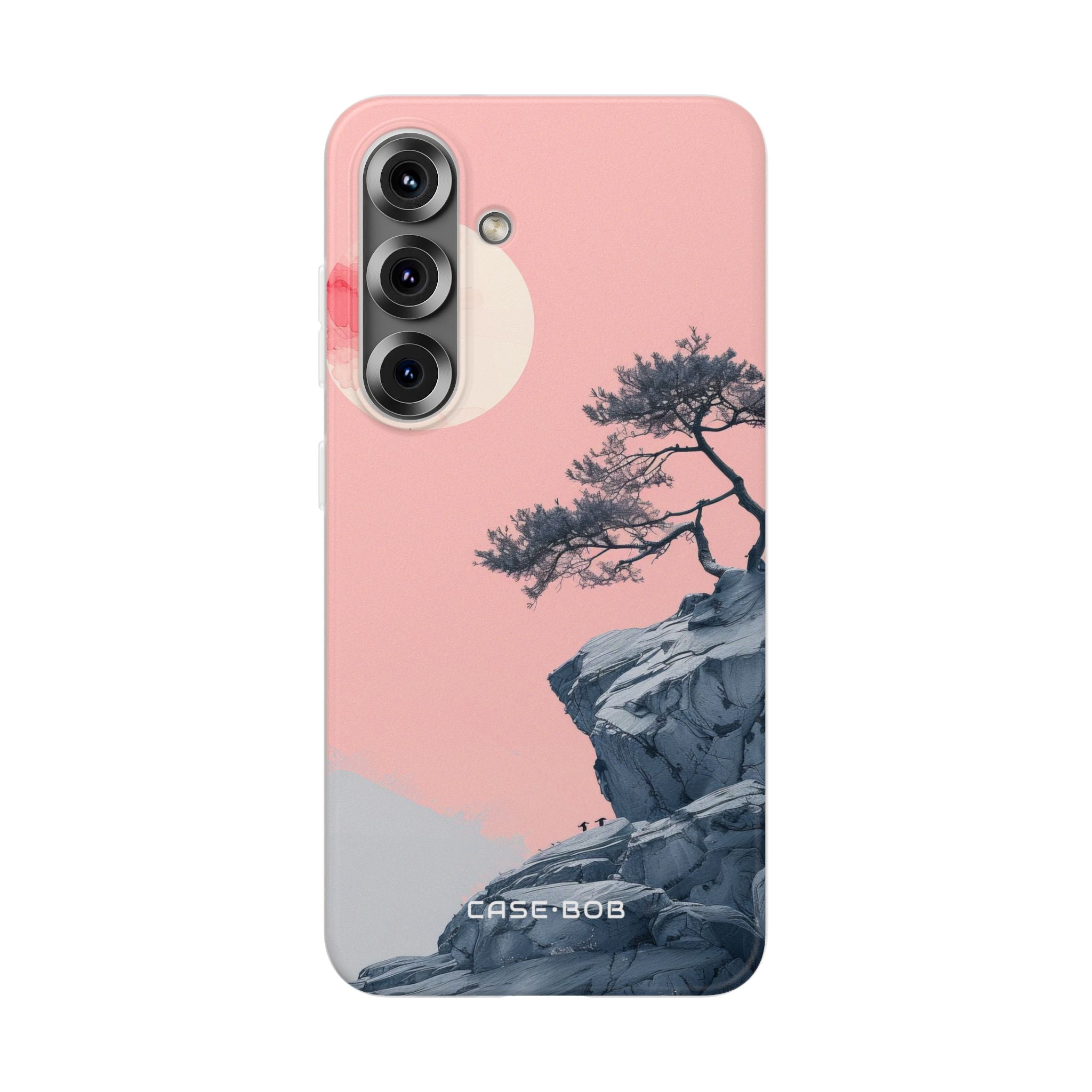 Crimson Moon Tree Samsung S25 Case - Soft