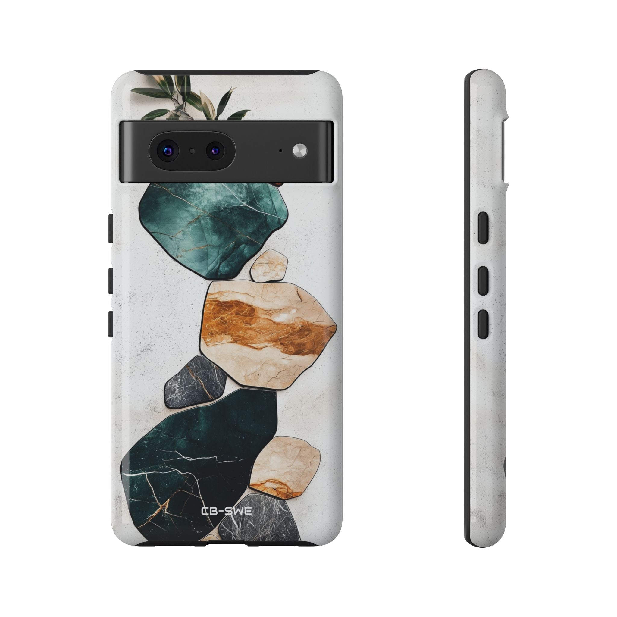 Stone Shapes Embrace - Google Pixel Case