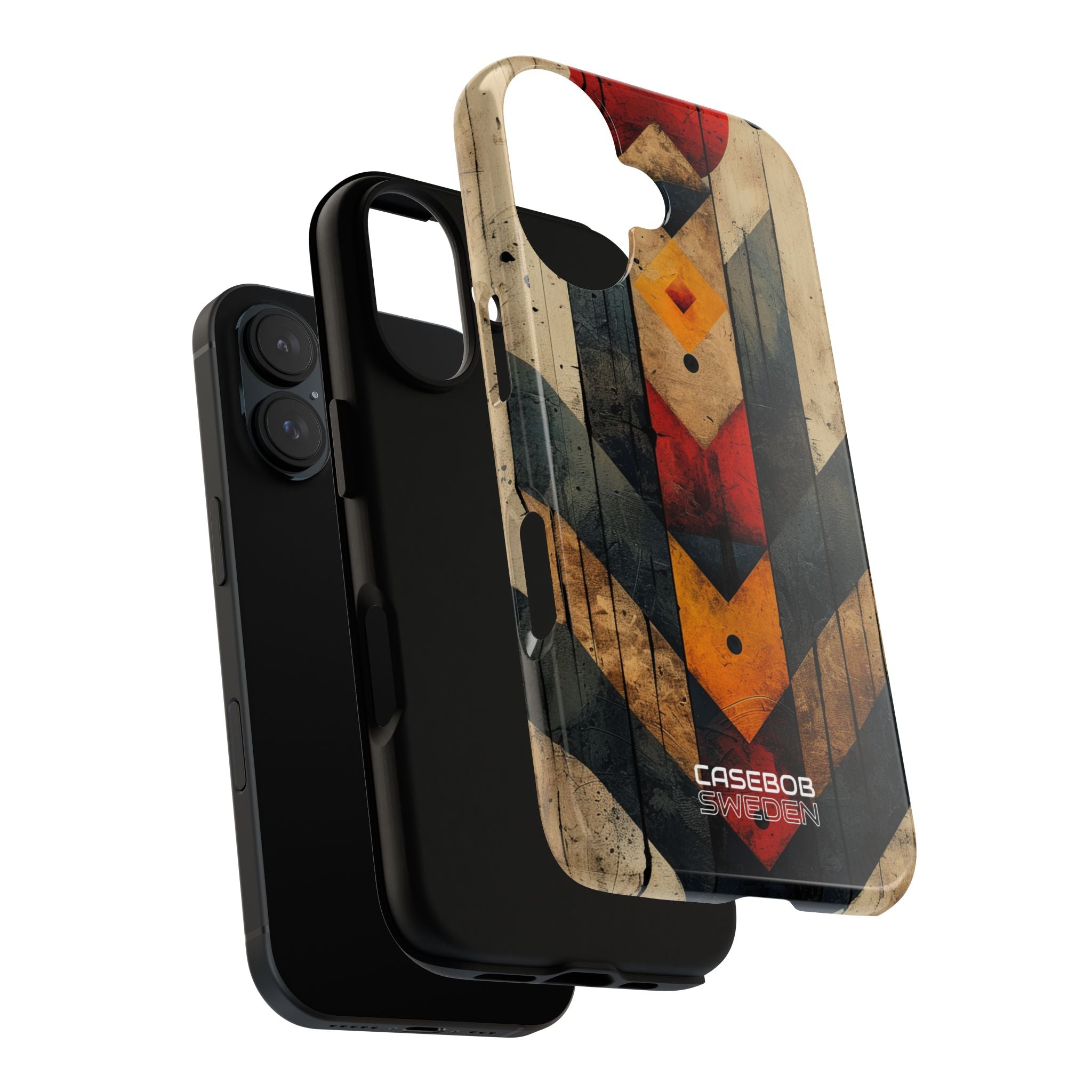 Geometric Fire Rise iPhone 16 - Tough