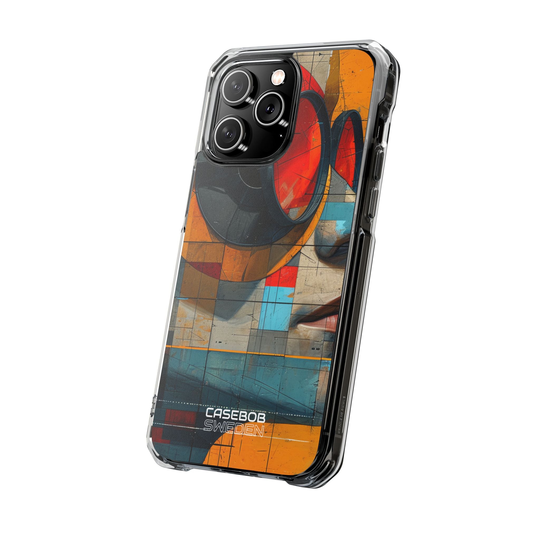 Futuristische Cubistische Visies iPhone 14 - Impact Clear+