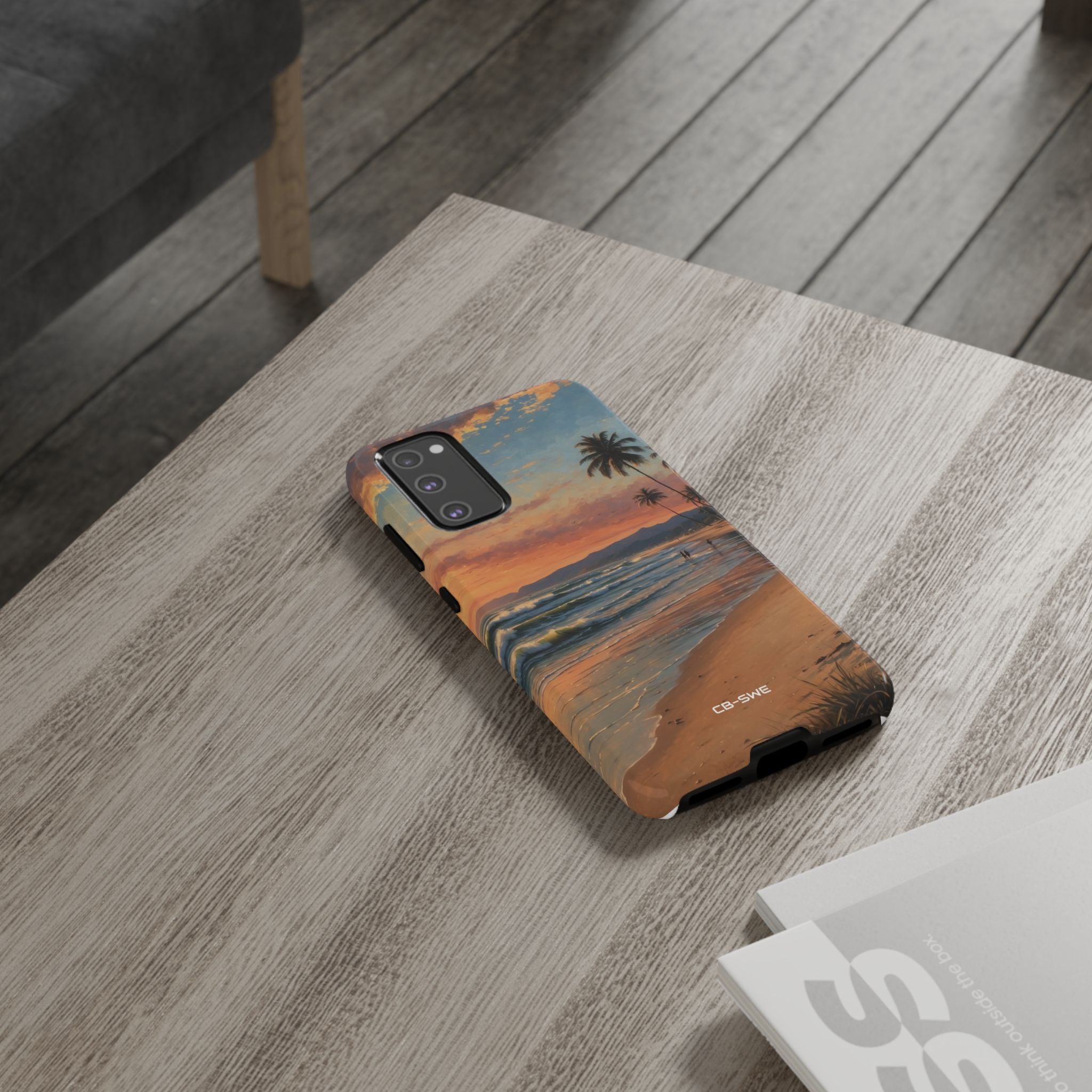 Golden Waves Embrace - Samsung Case