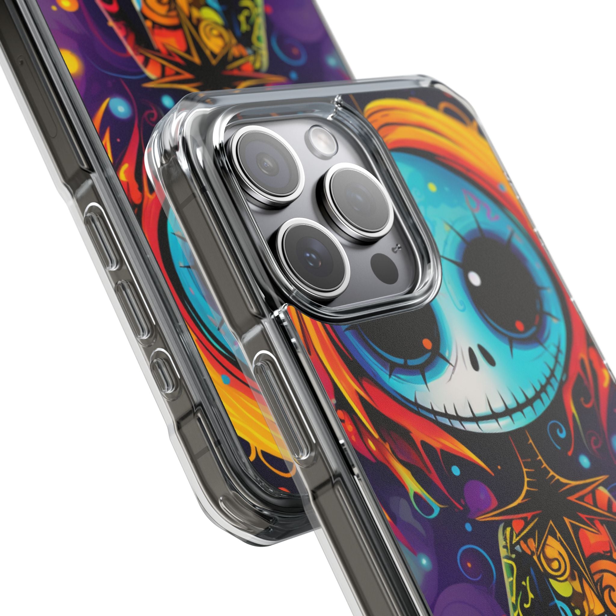 Skeletal Figure Laughs iPhone Case - Impact