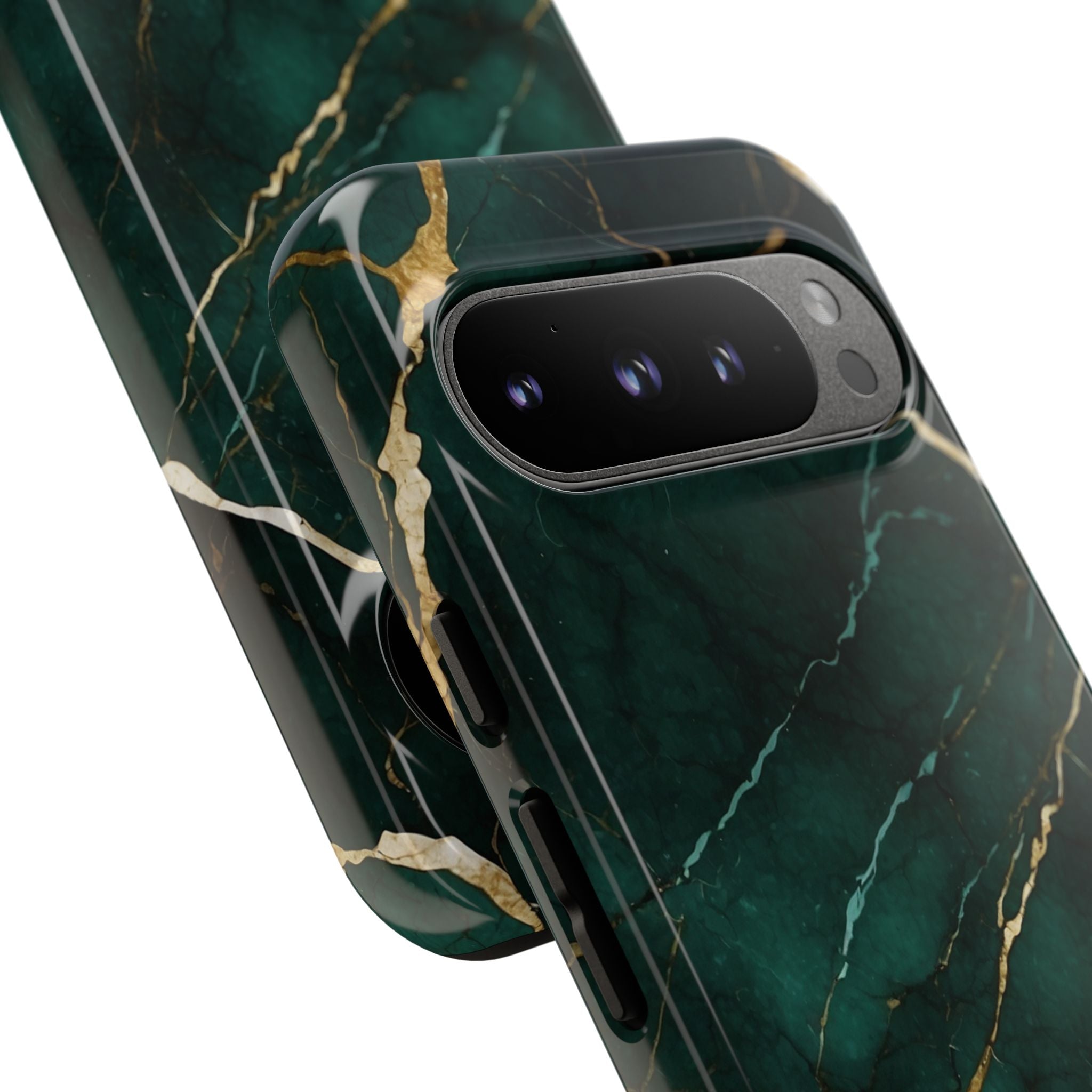Emerald Veins Flow - Google Pixel Case
