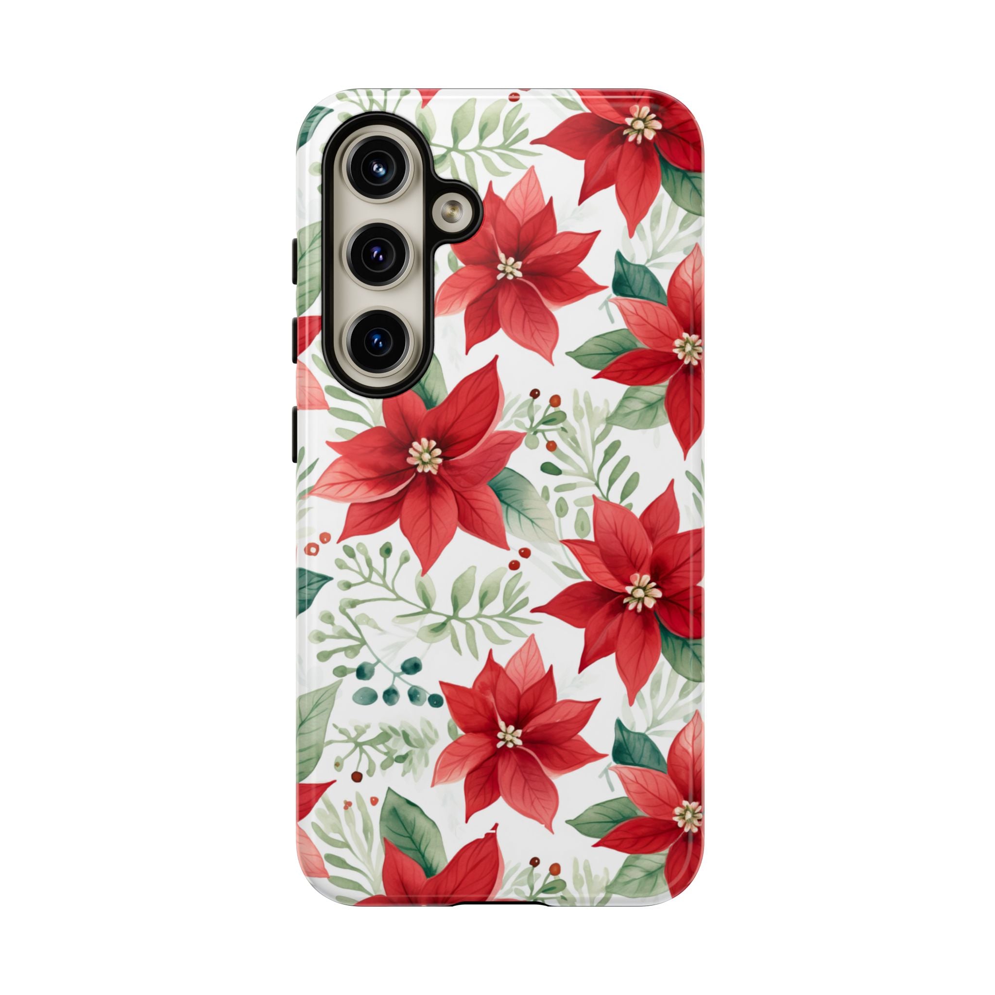 Poinsettias Bloom Bright - Samsung Case