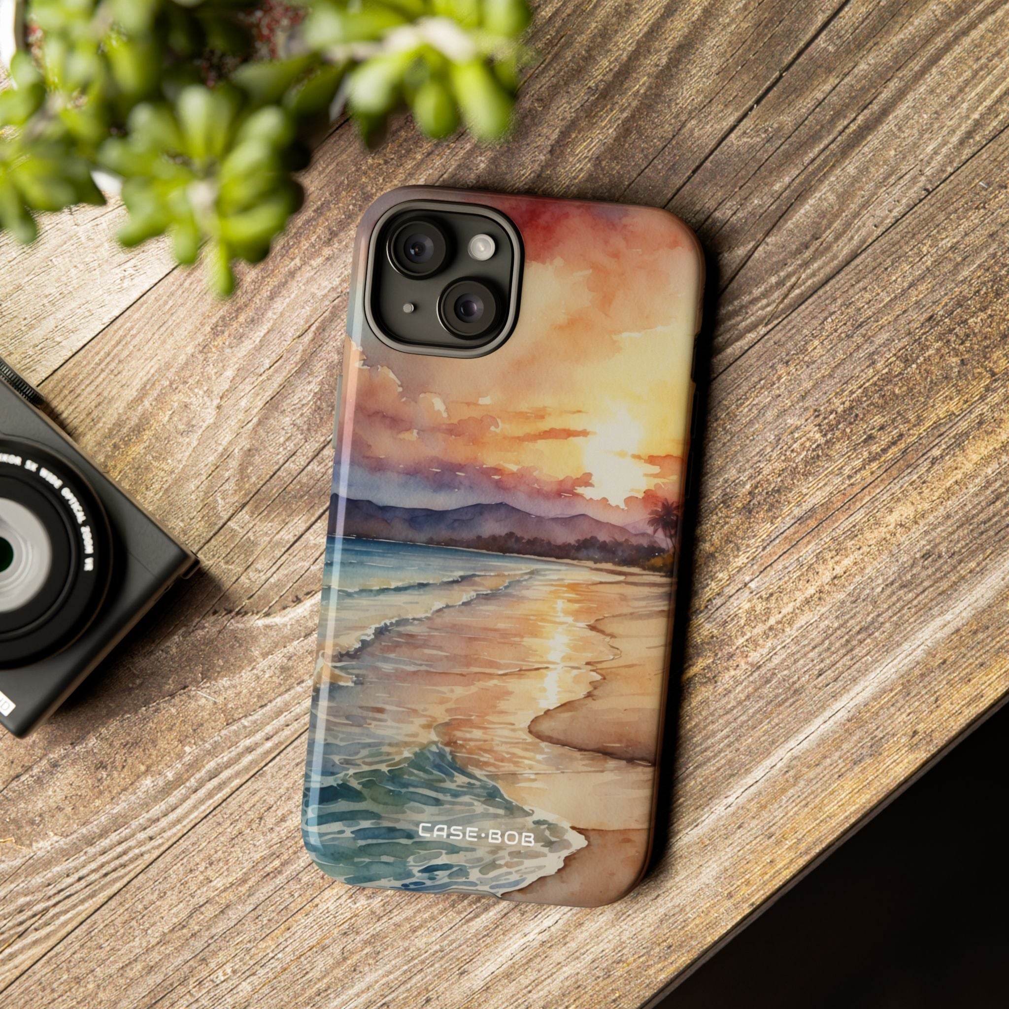 Sunset Reflection iPhone 15 Plus Case - Tough