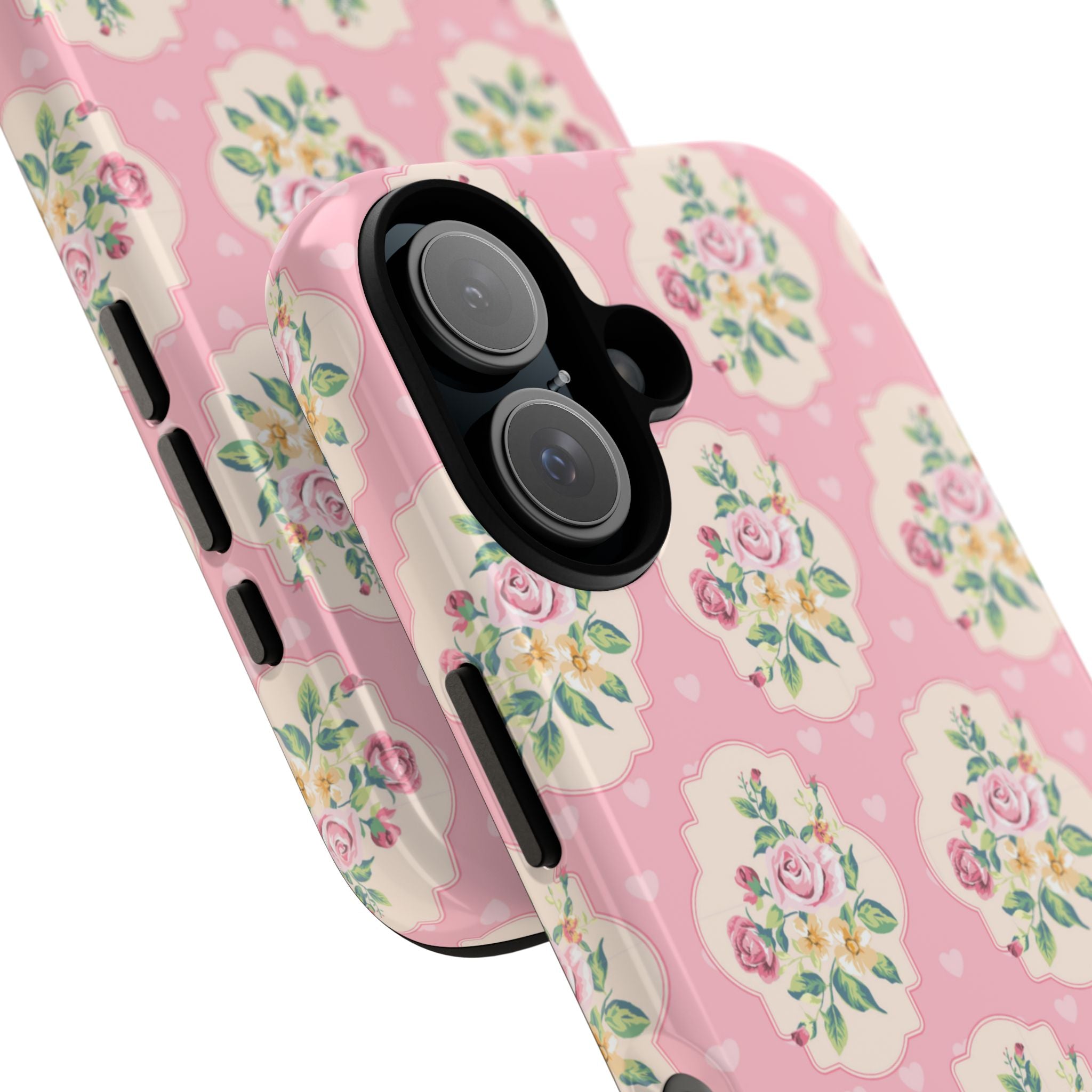 Vintage Floral Romance - iPhone Case