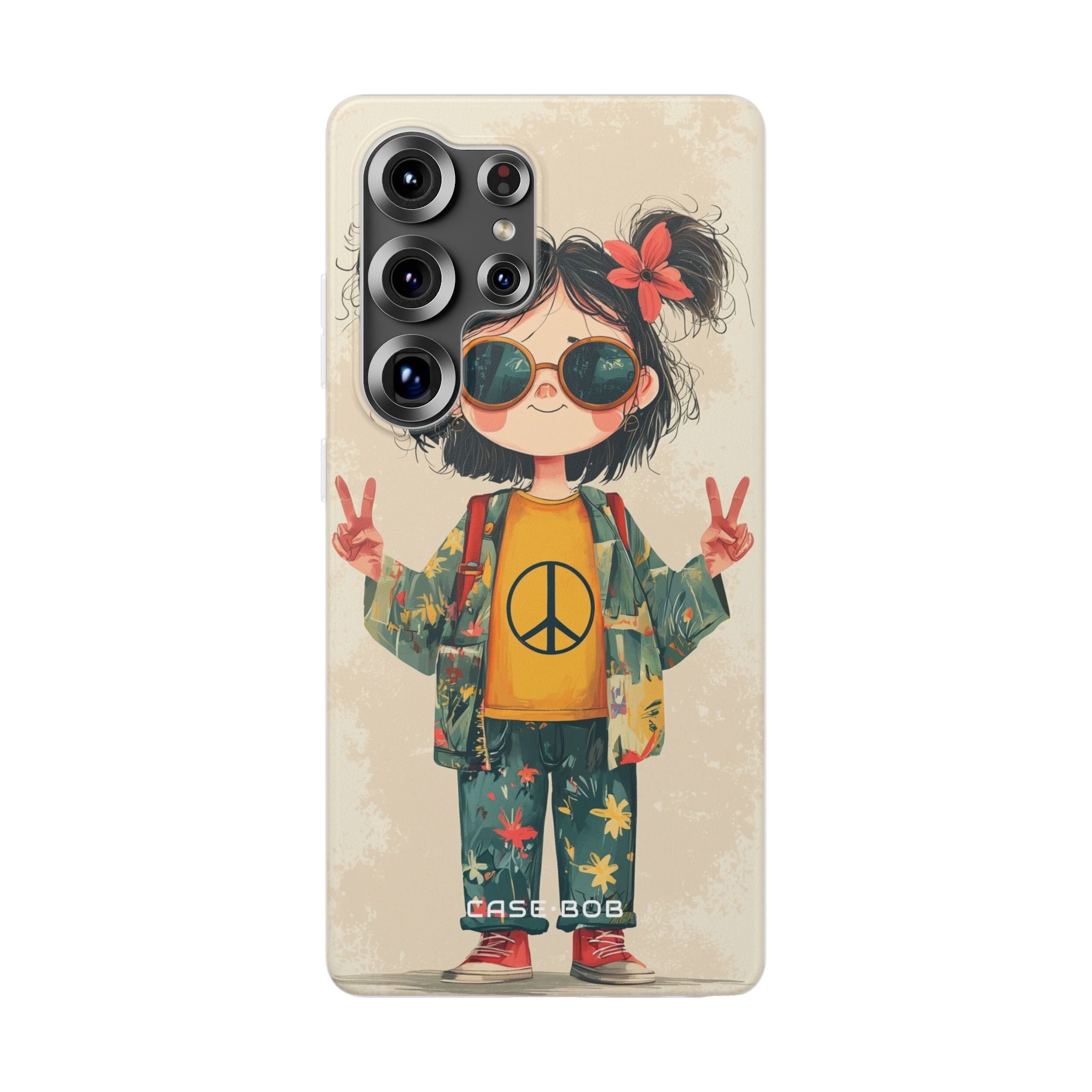 Peace Pigtails Samsung S25 Ultra Case - Soft