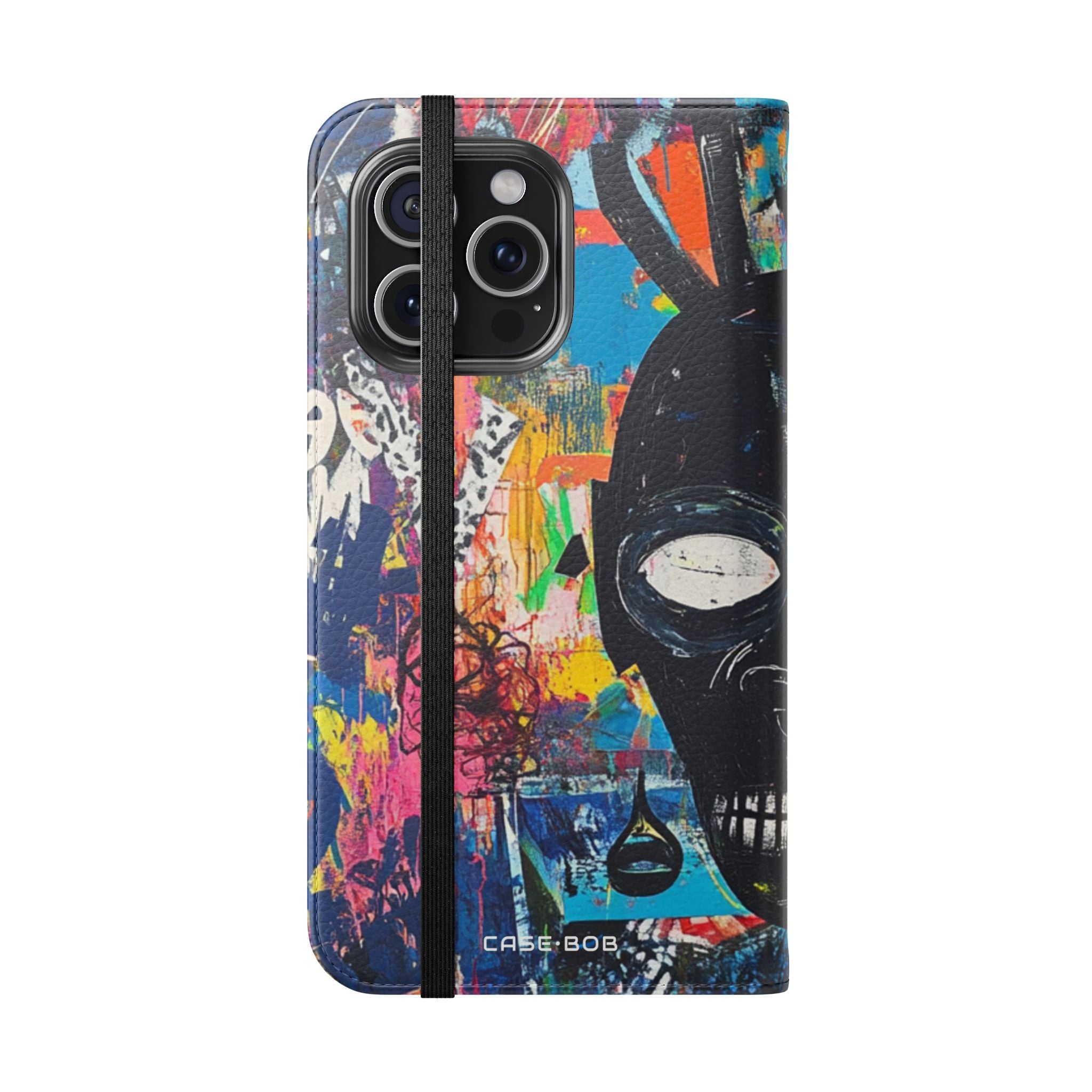 Neon Skull Burst - iPhone 15 Pro Max Case - Wallet