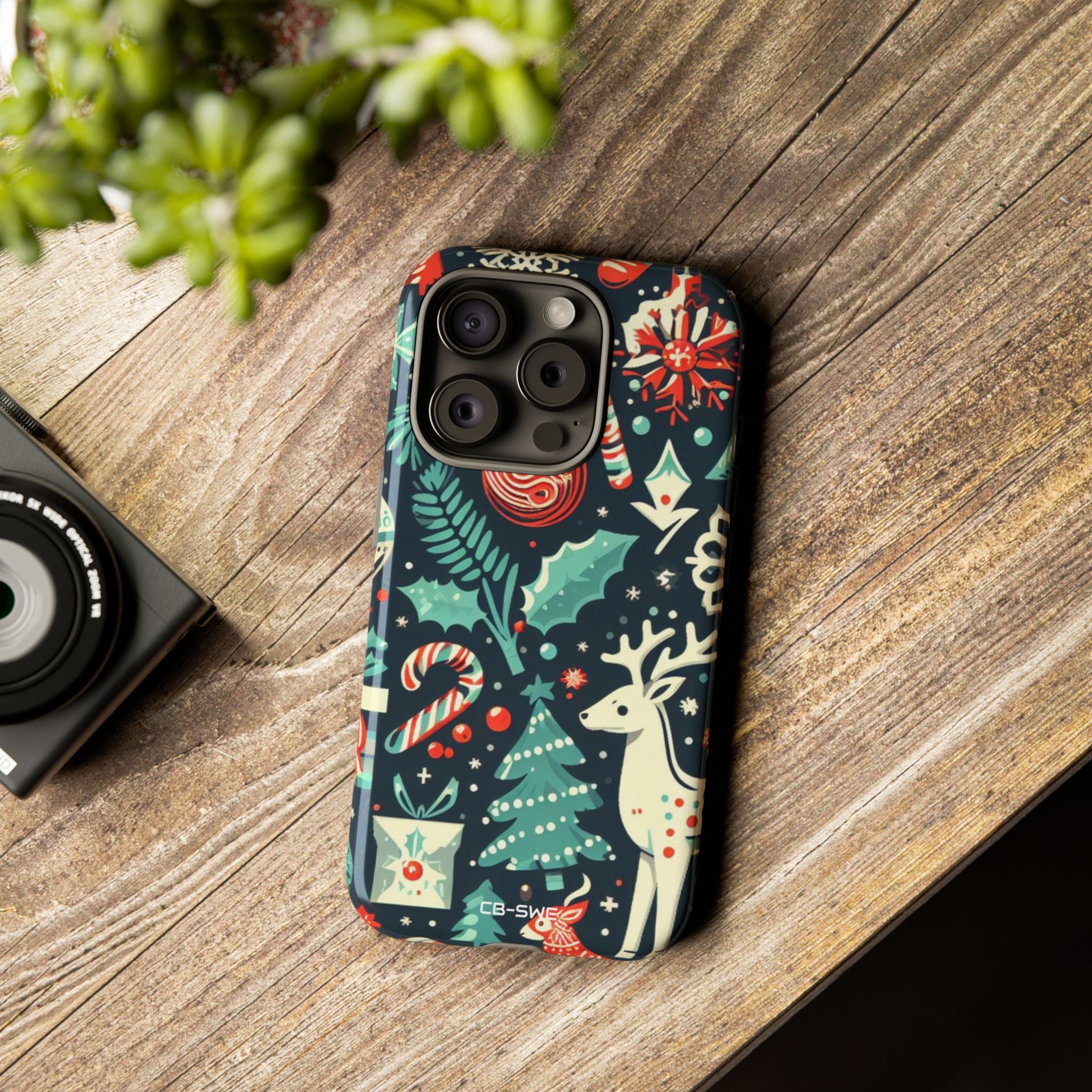 Festive Reindeer Dance - iPhone Case