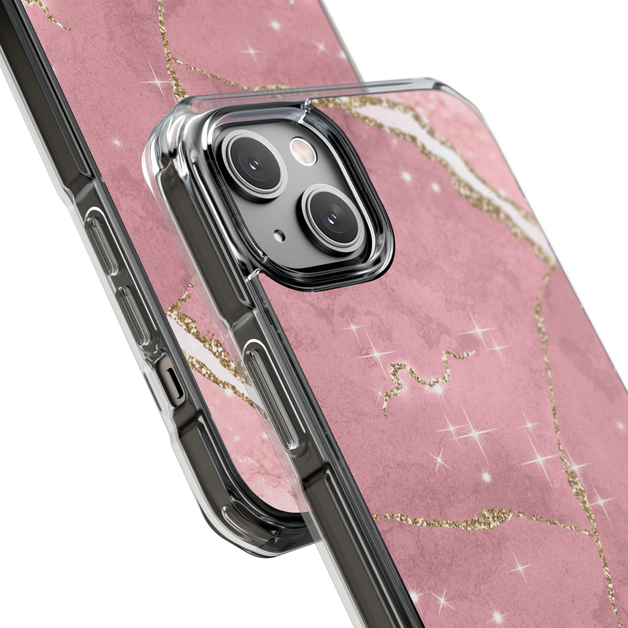 Pink Marble Luxe iPhone Case - Impact