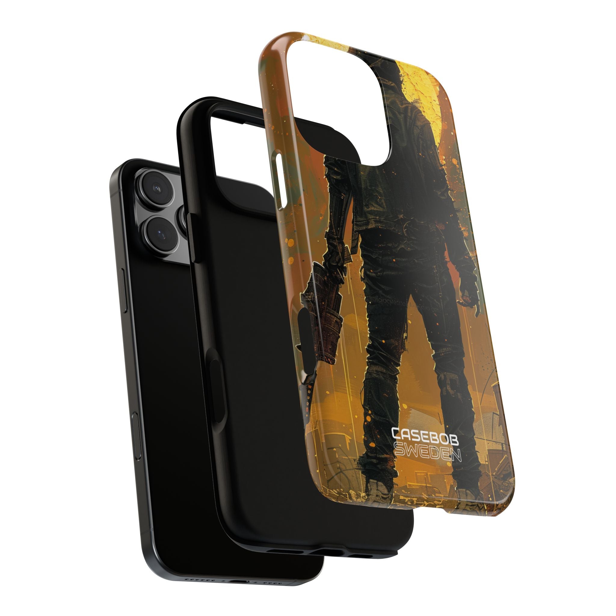 Crimson Fallout Horizon iPhone 16 - Tough