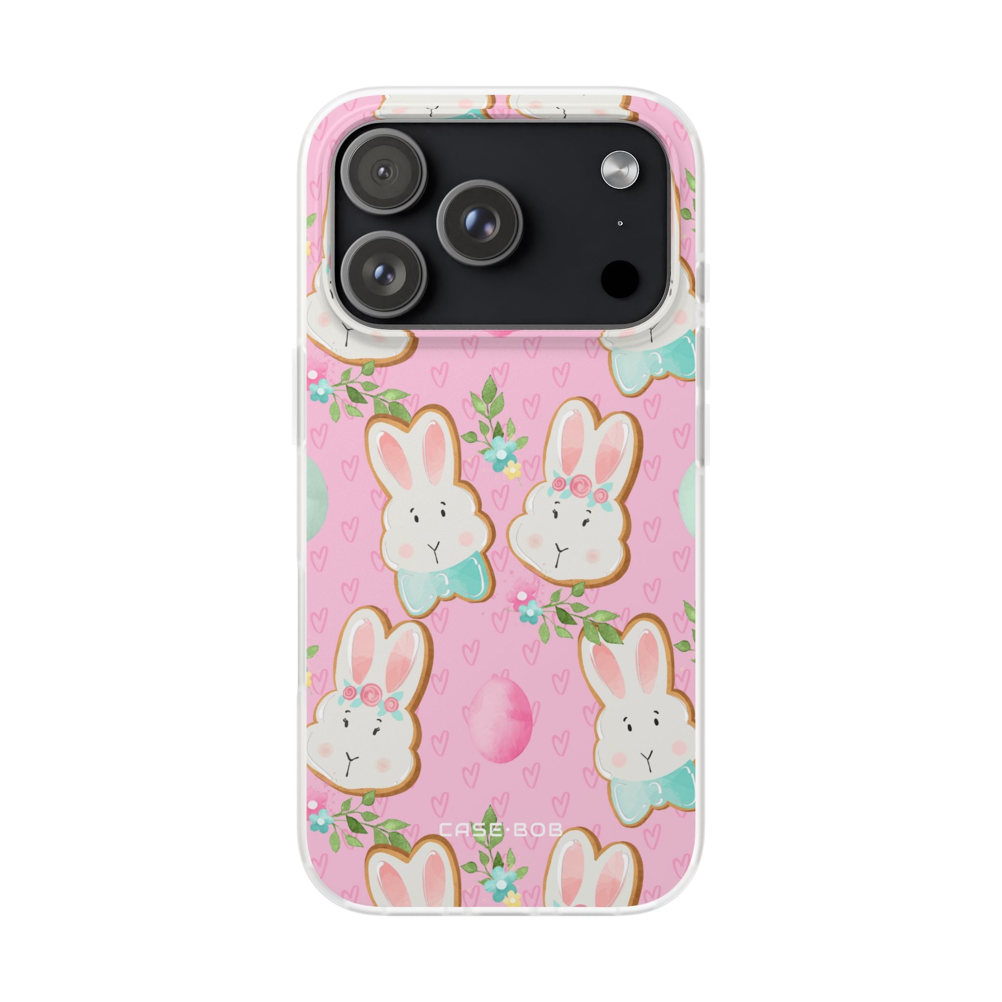 Bunny Blossom iPhone 17 Pro Case - Soft