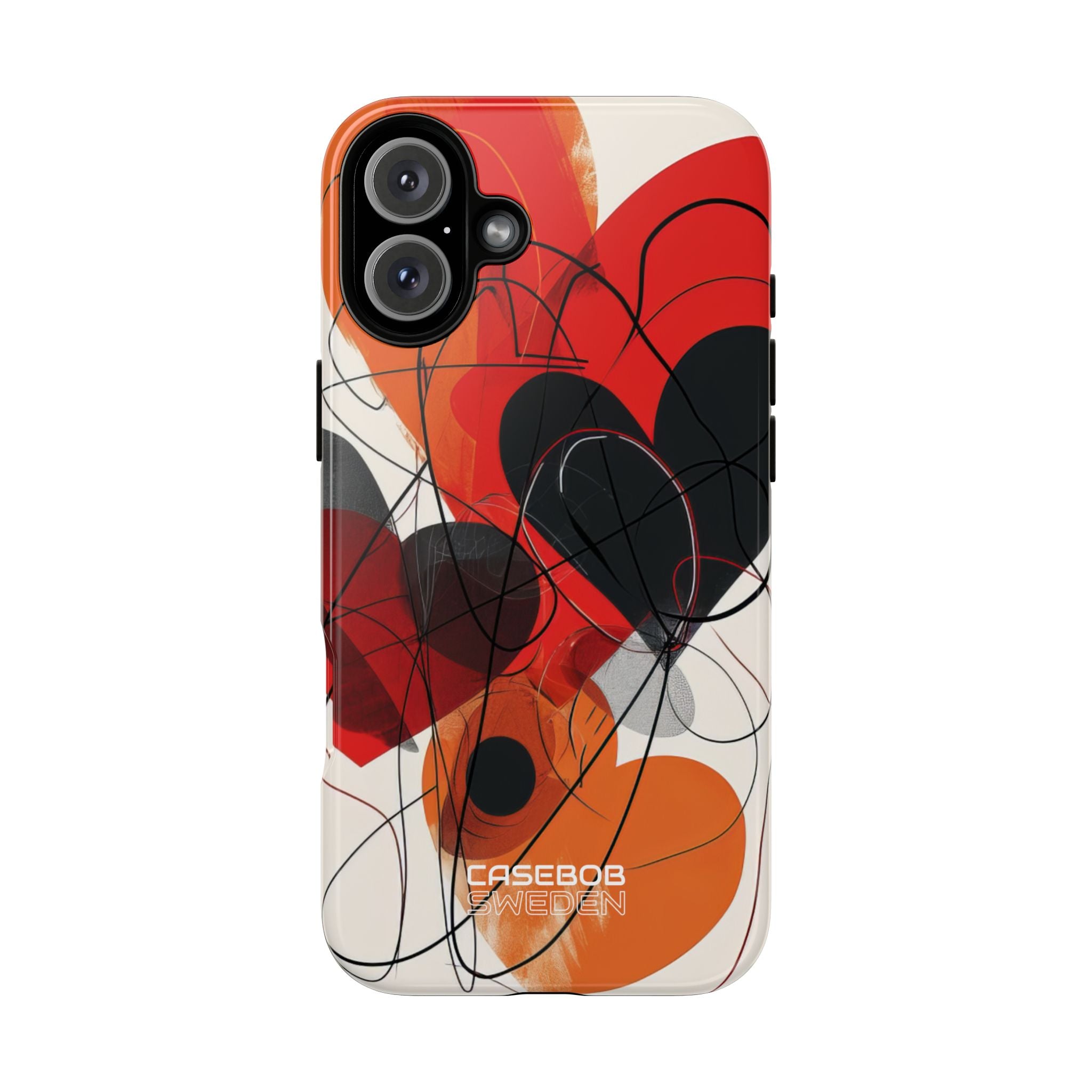 Crimson Motion Flow iPhone 16 - Tough