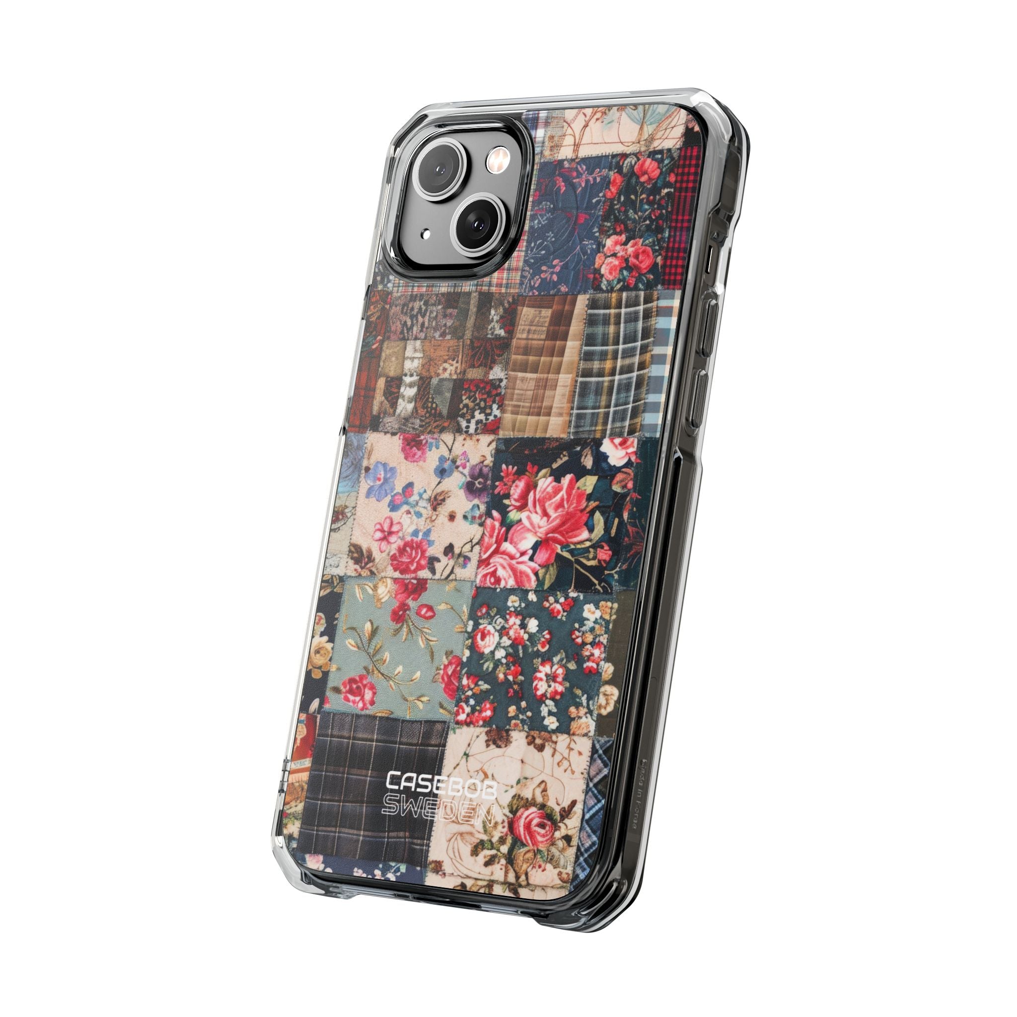 Patchwork Floral Quilt iPhone 14 - Impact Clear+