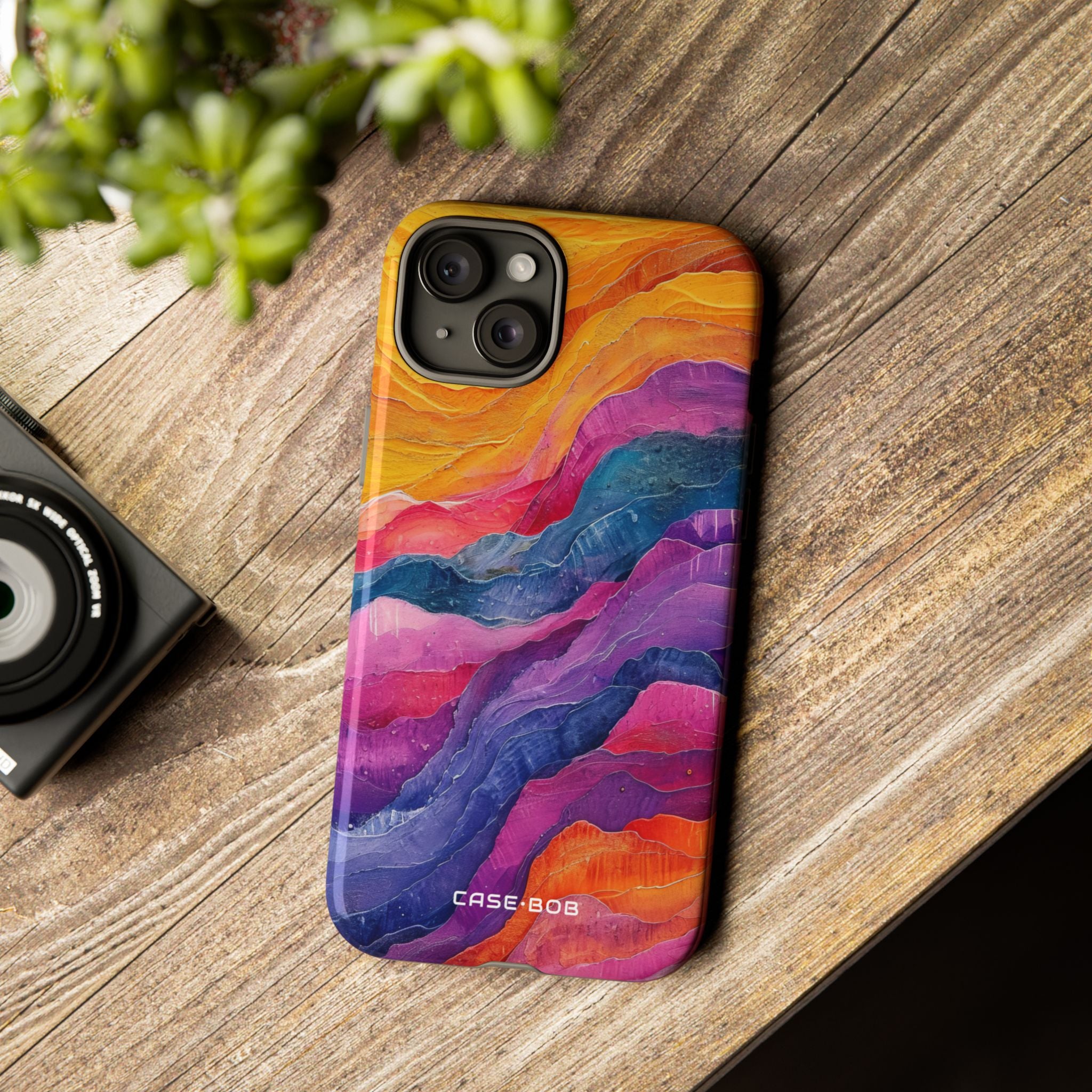 Vibrant Flow iPhone 15 Plus Case - Tough