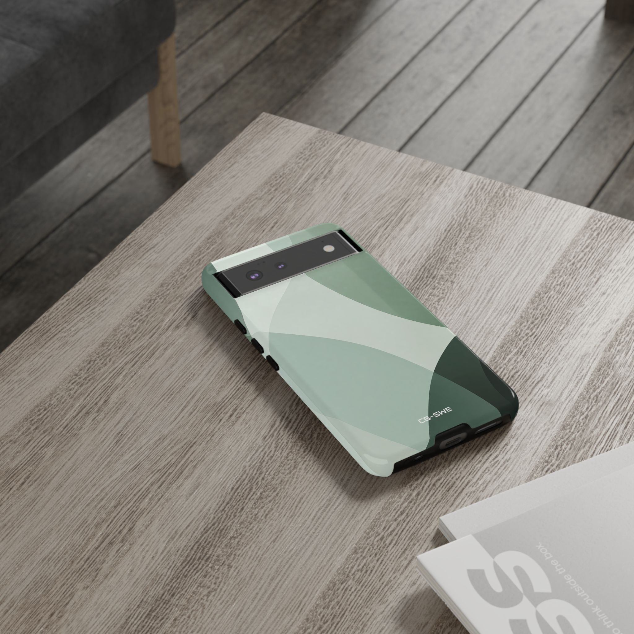 Flowing Green Harmony - Google Pixel Case